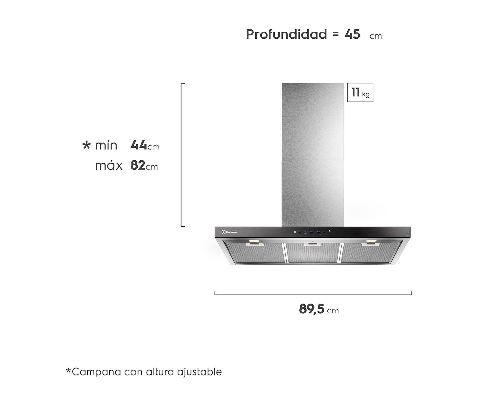 Campana decorativa pared CE9TF 304W-5