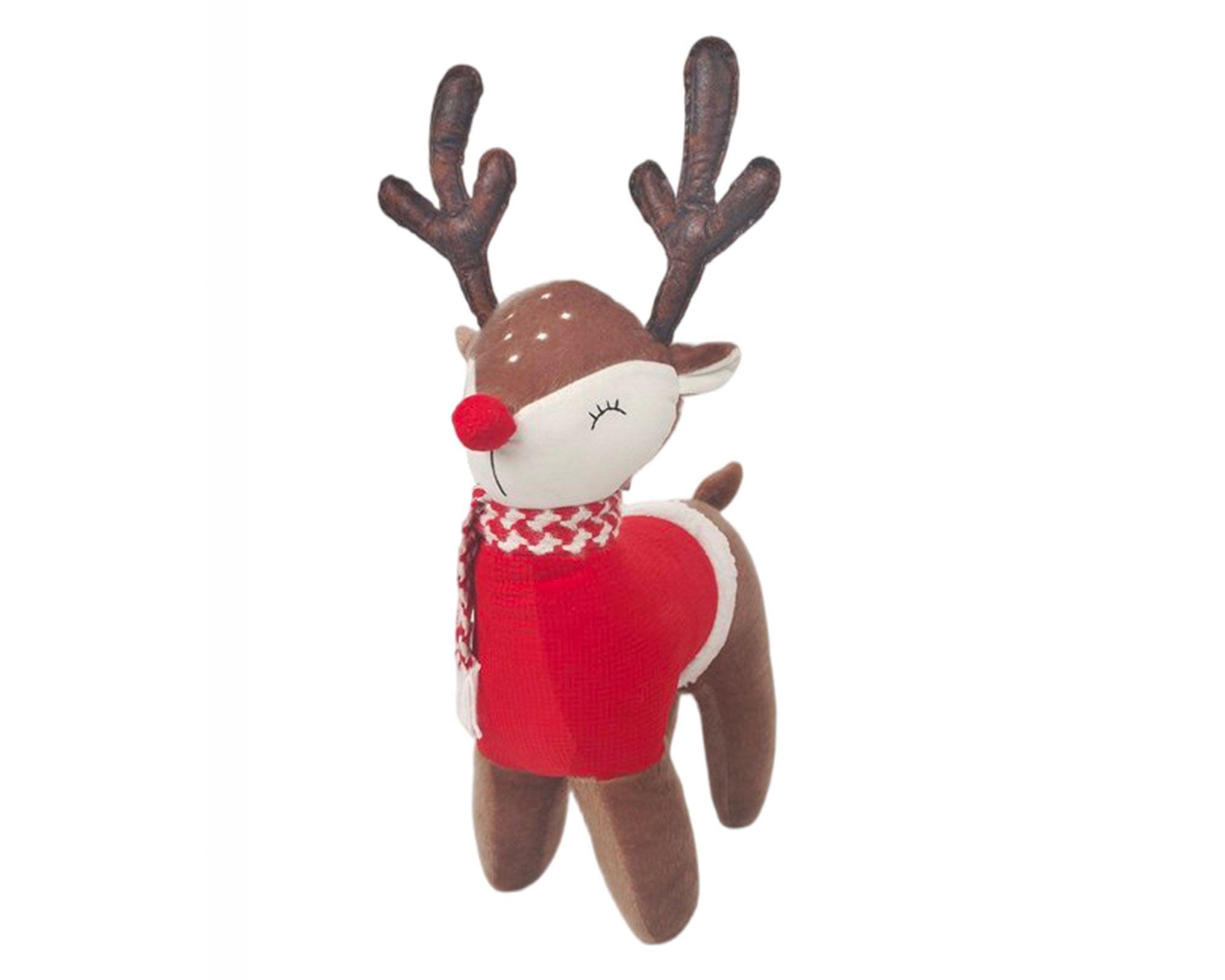 Figura decorativa Reno Plush 4 patas 47 cm-0