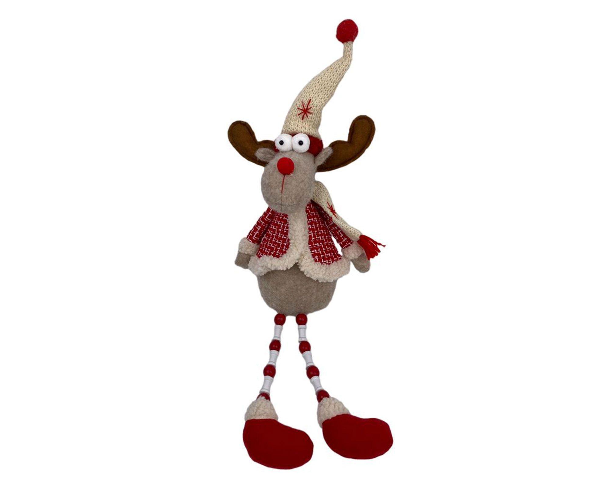 Figura decorativa Reno sentado Farm 64 cm-0