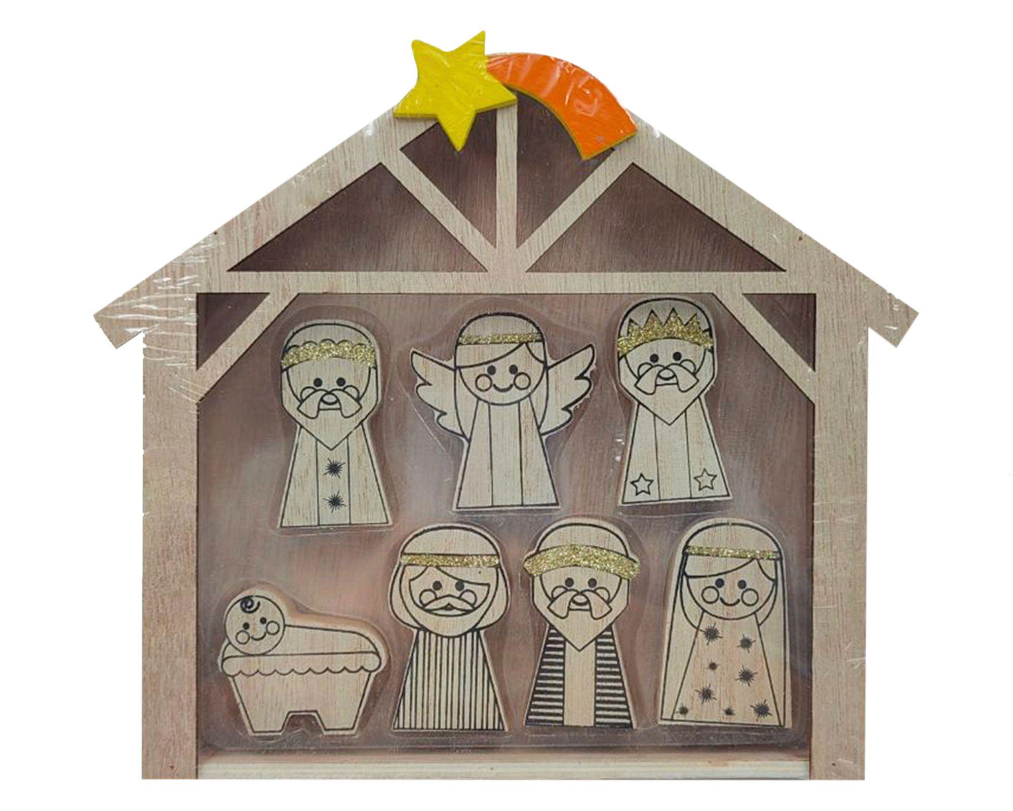 Pesebre infantil brillos-0