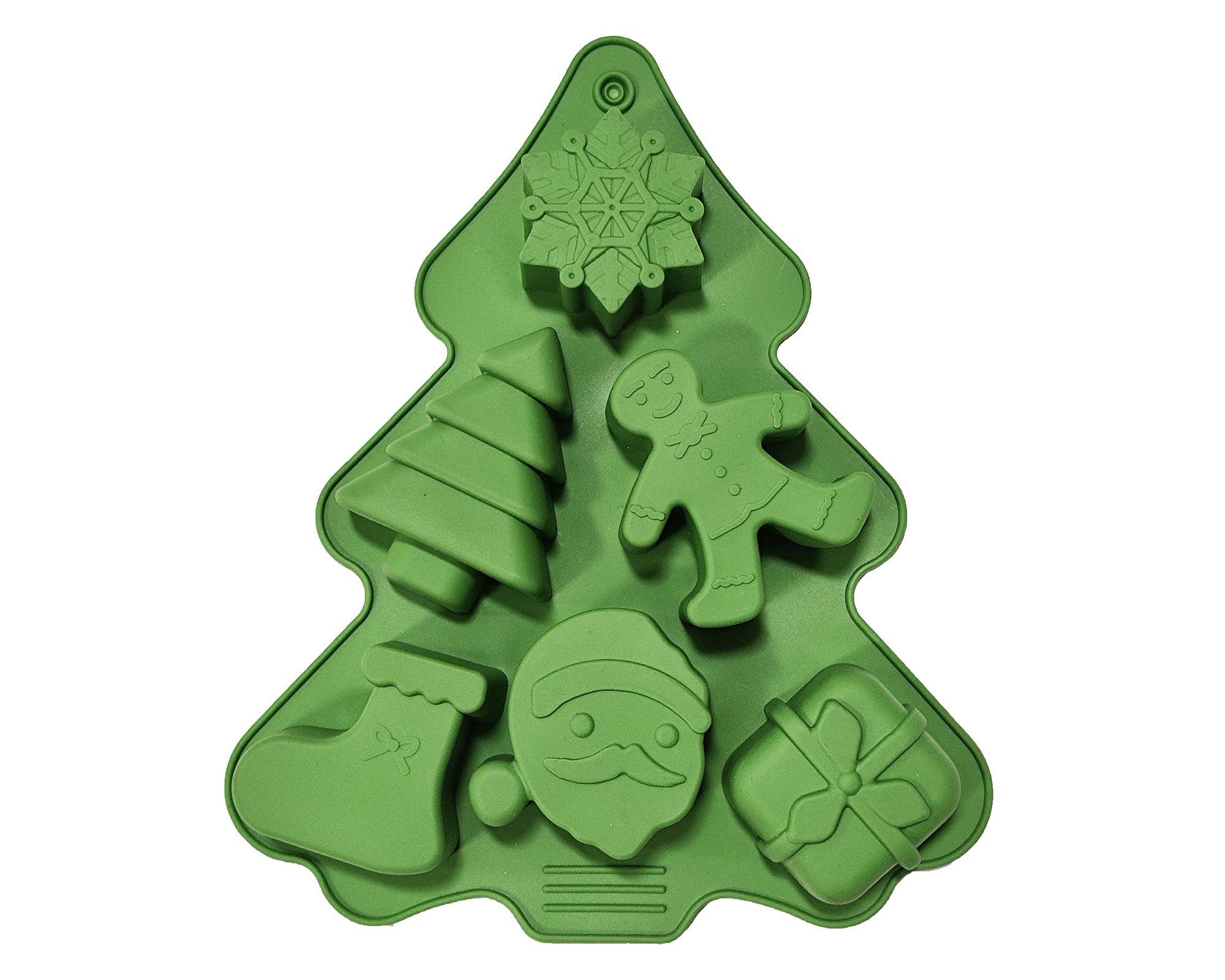 Molde silicona verde-0