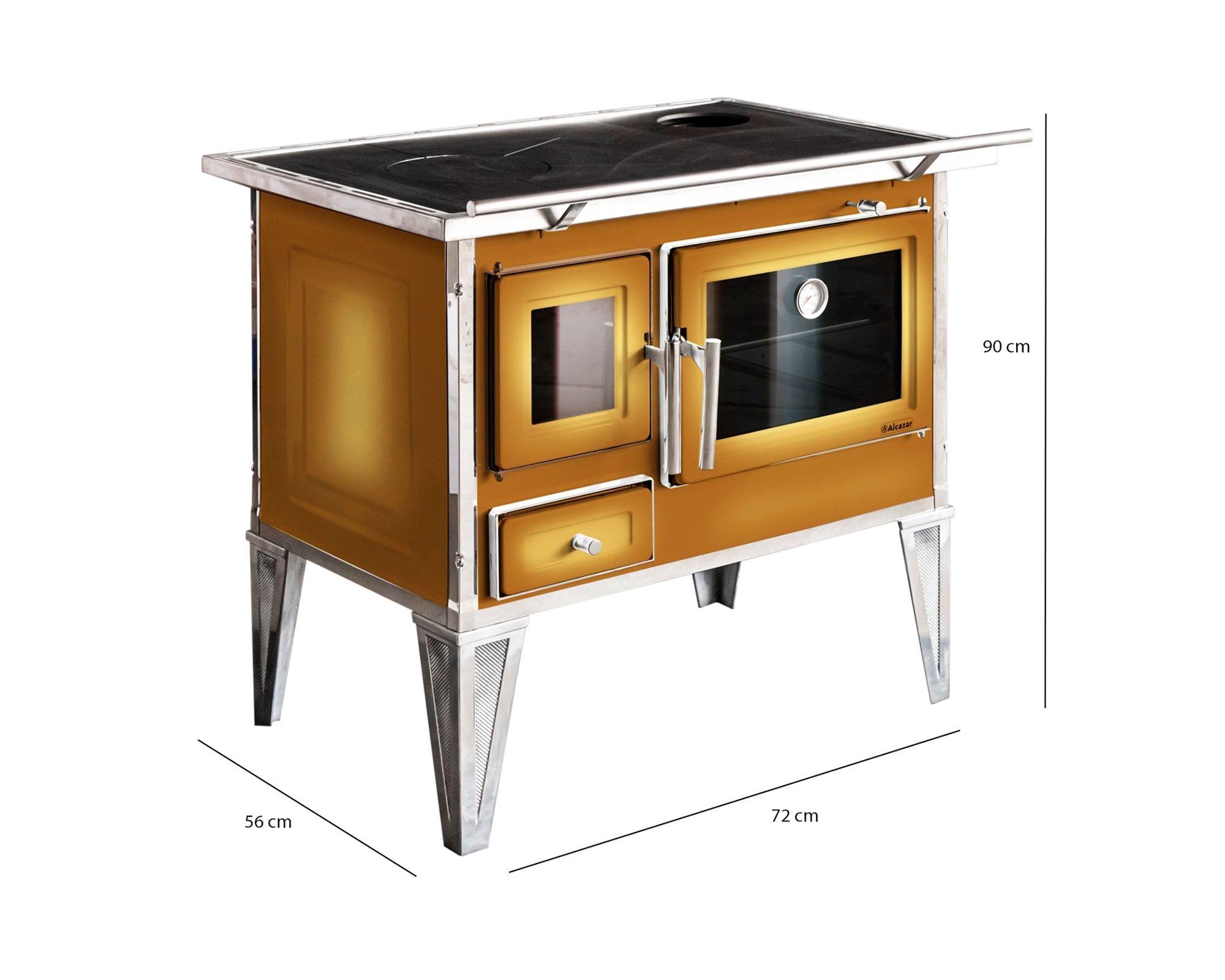 Cocina leña Calbuco L70 difumada-2