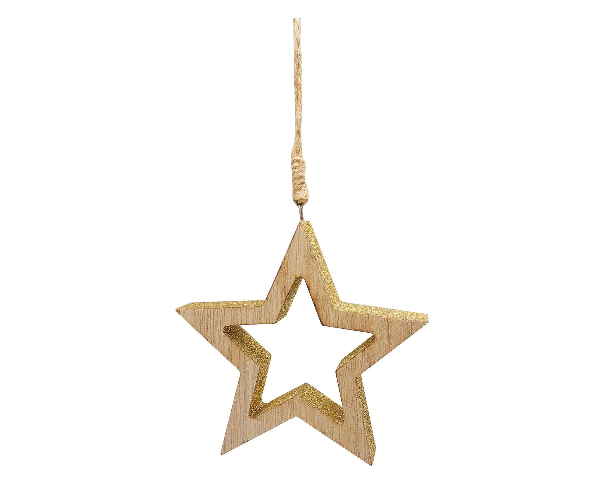 Colgante Estrella borde-0