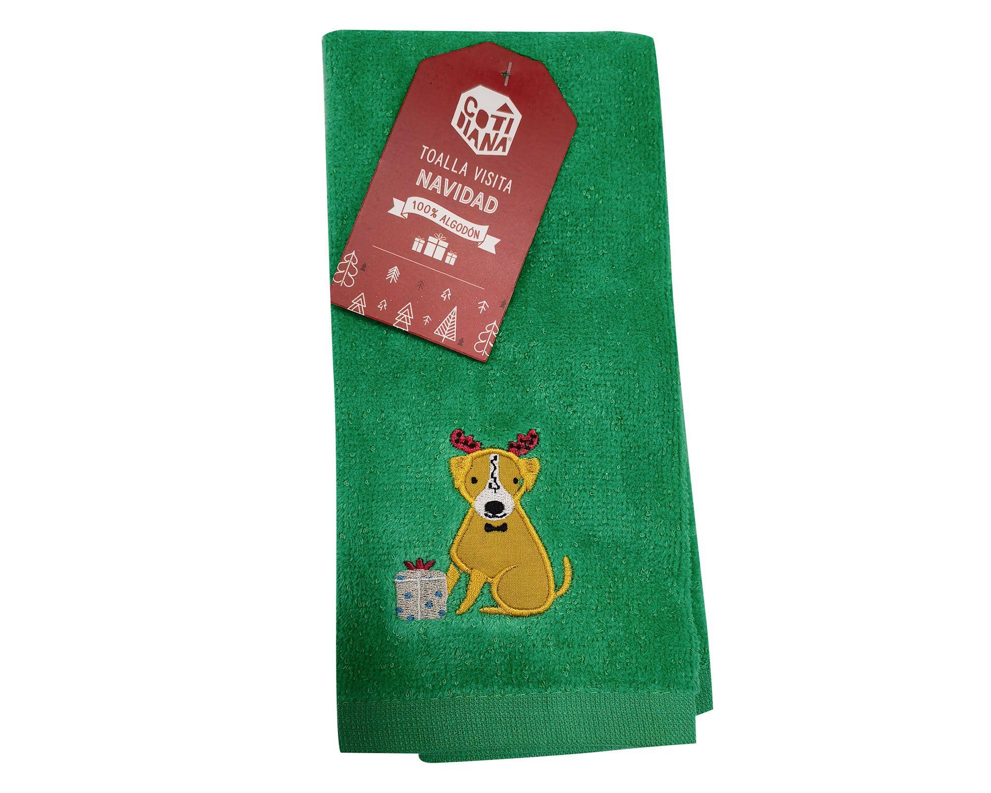 Toalla visita navidad D2 30x45 cm-0