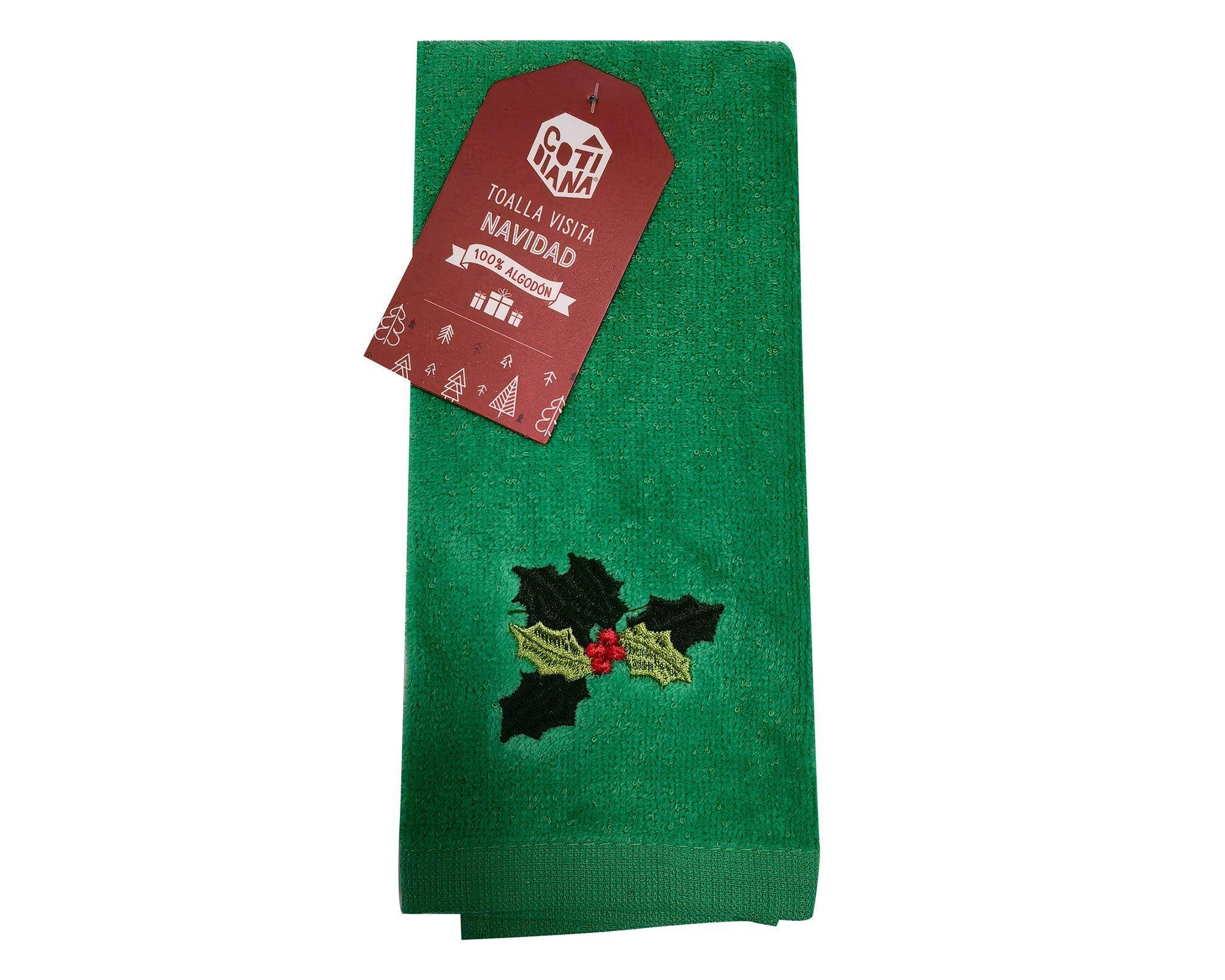 Toalla visita navidad D5 30x45 cm-0