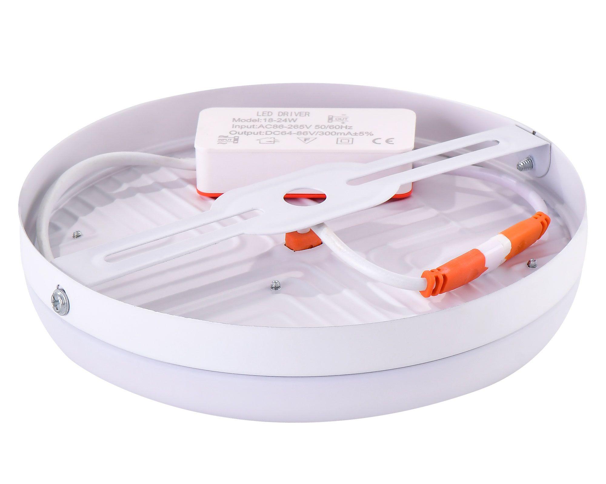 Foco LED sobrepuesto 36 W 1 luz cálida blanco-2