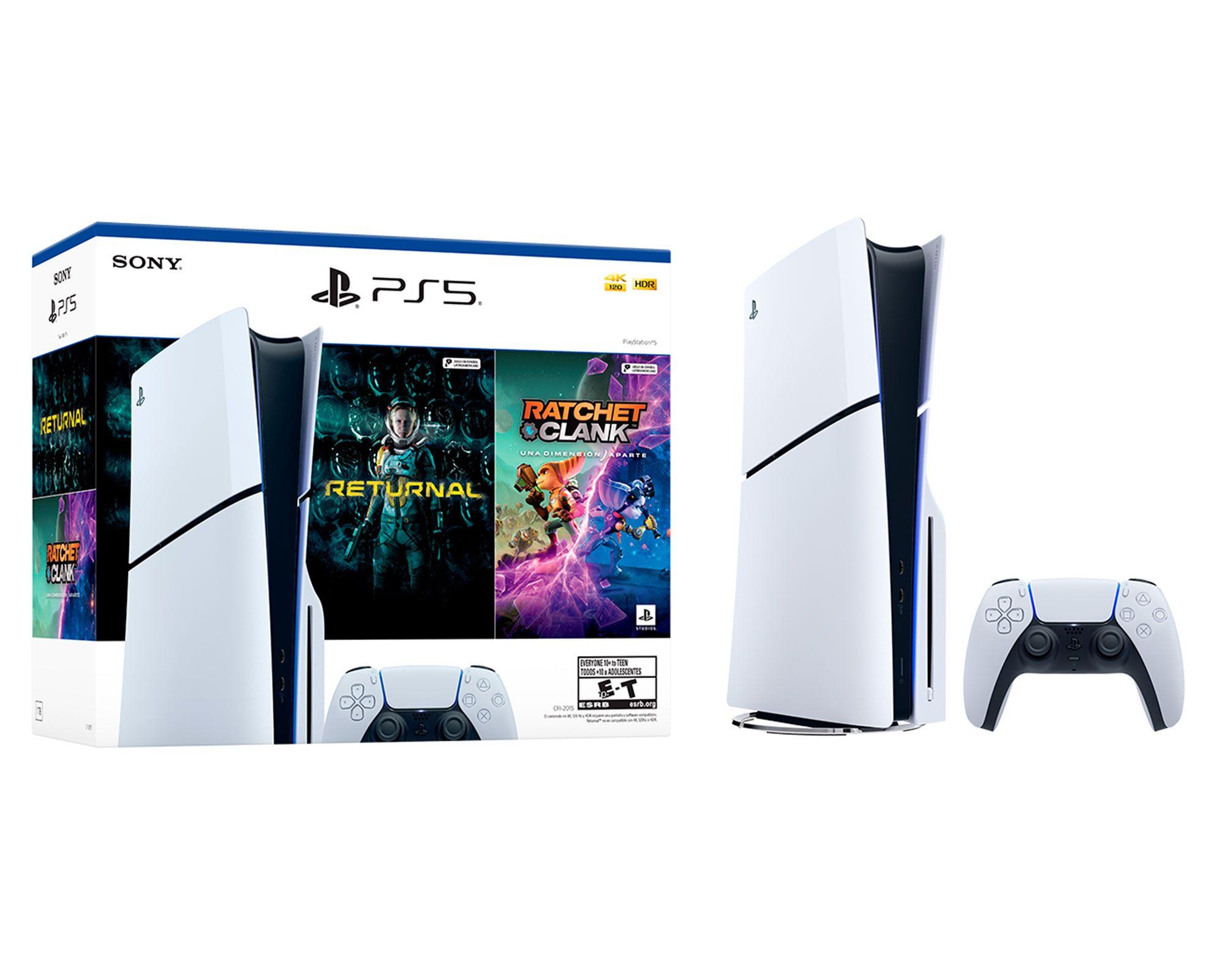 Consola PS5 Disco Slim + 2 juegos-0