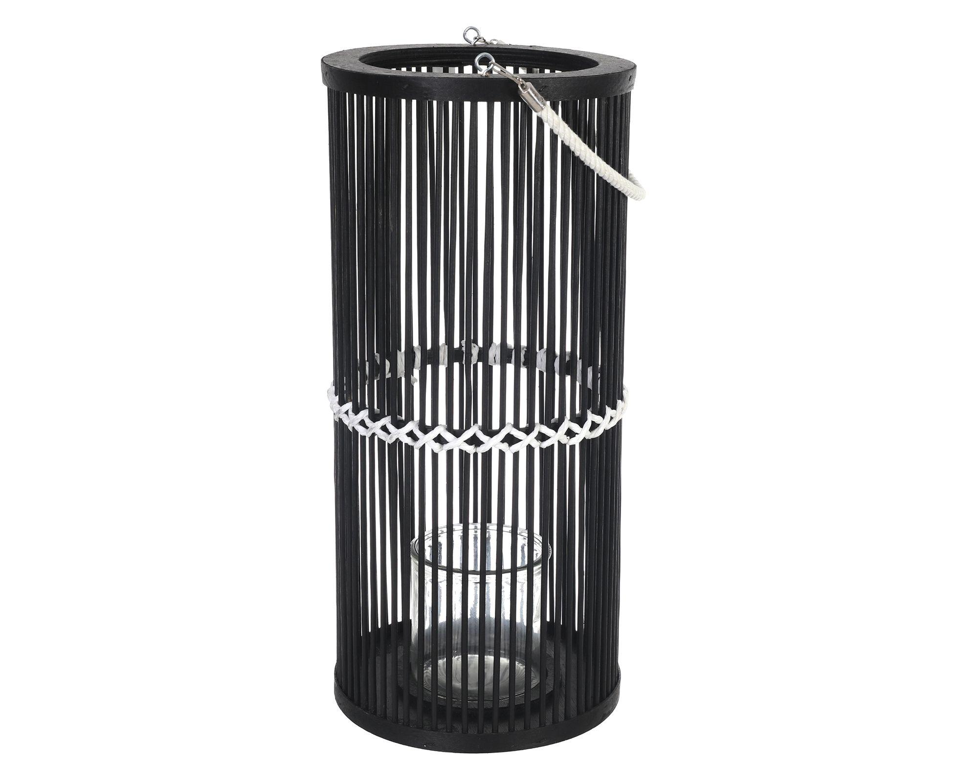 Fanal fibra negro 30x17 cm-0