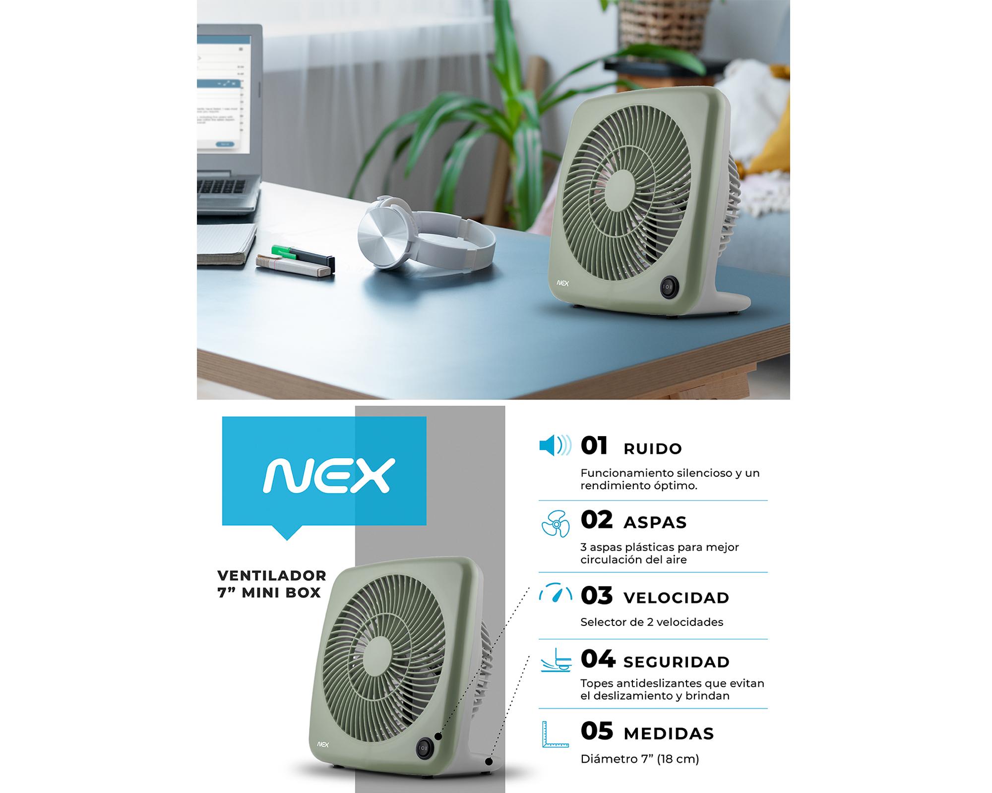 Ventilador Box 7'' VBC720-DWK-3