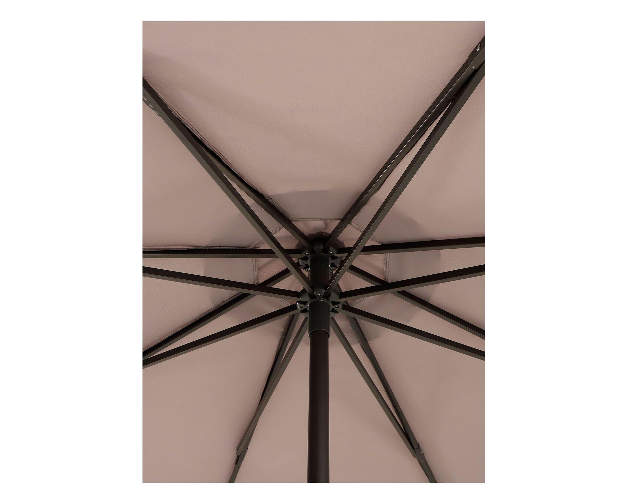 Sombrilla Push up gris 300 cm-2