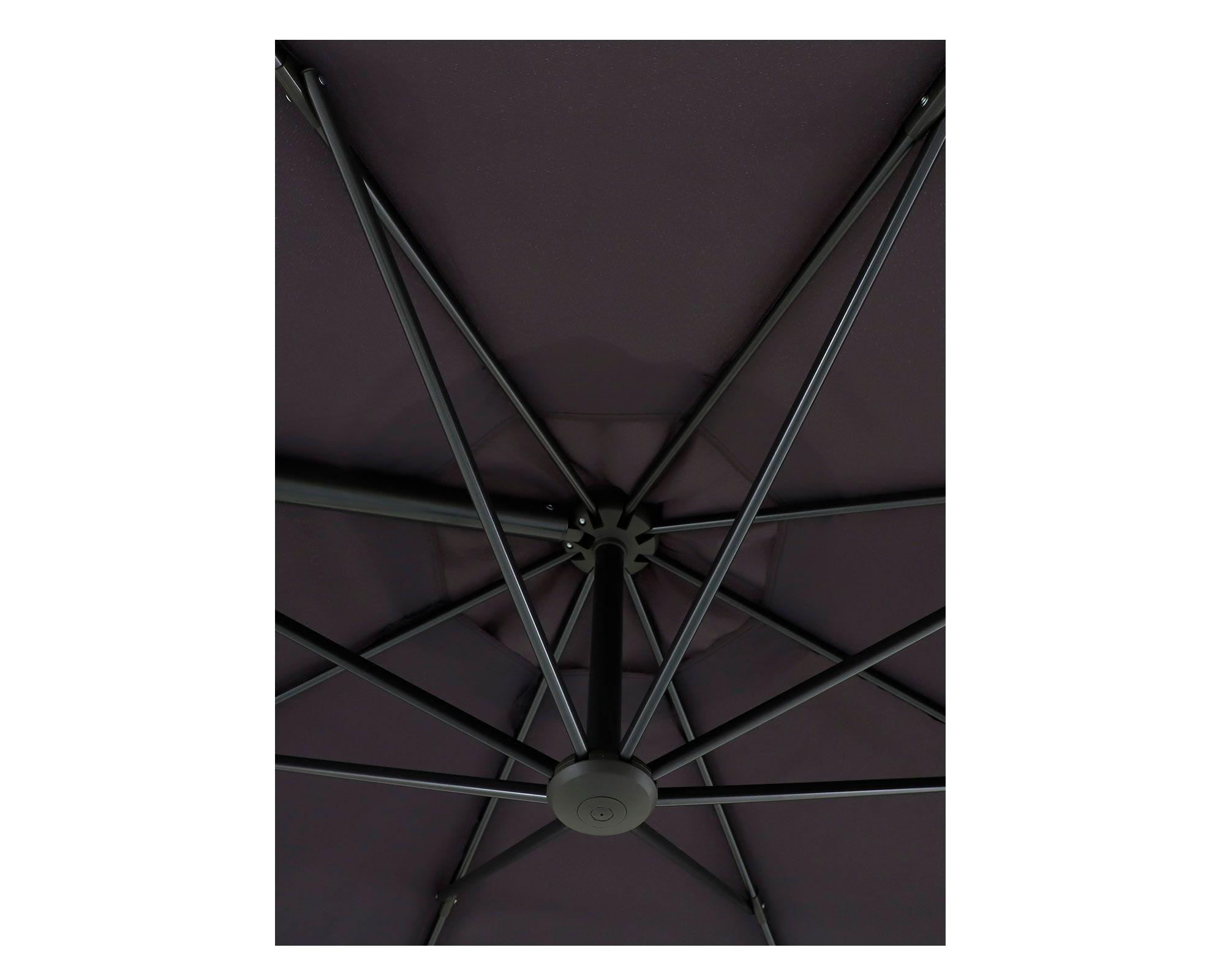 Sombrilla gris oscuro 350 cm-1