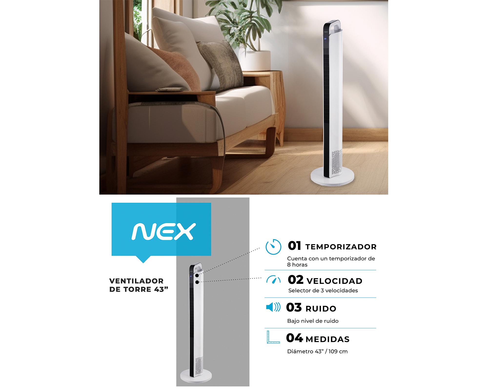 Ventilador torre TWF3388 50W-9