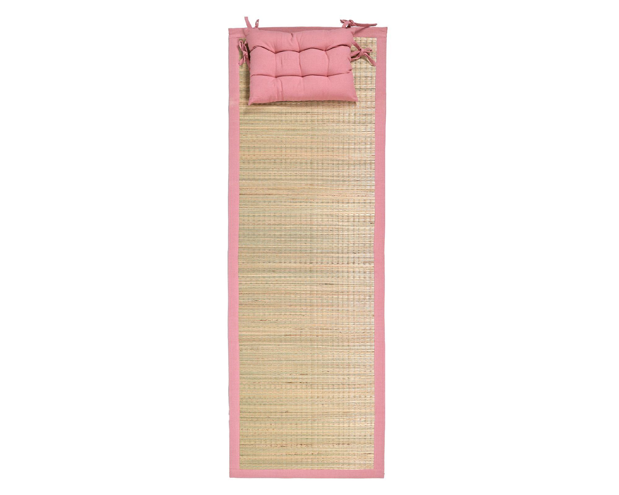 Esterilla playa Almohadón rosa viejo 60x180 cm-0