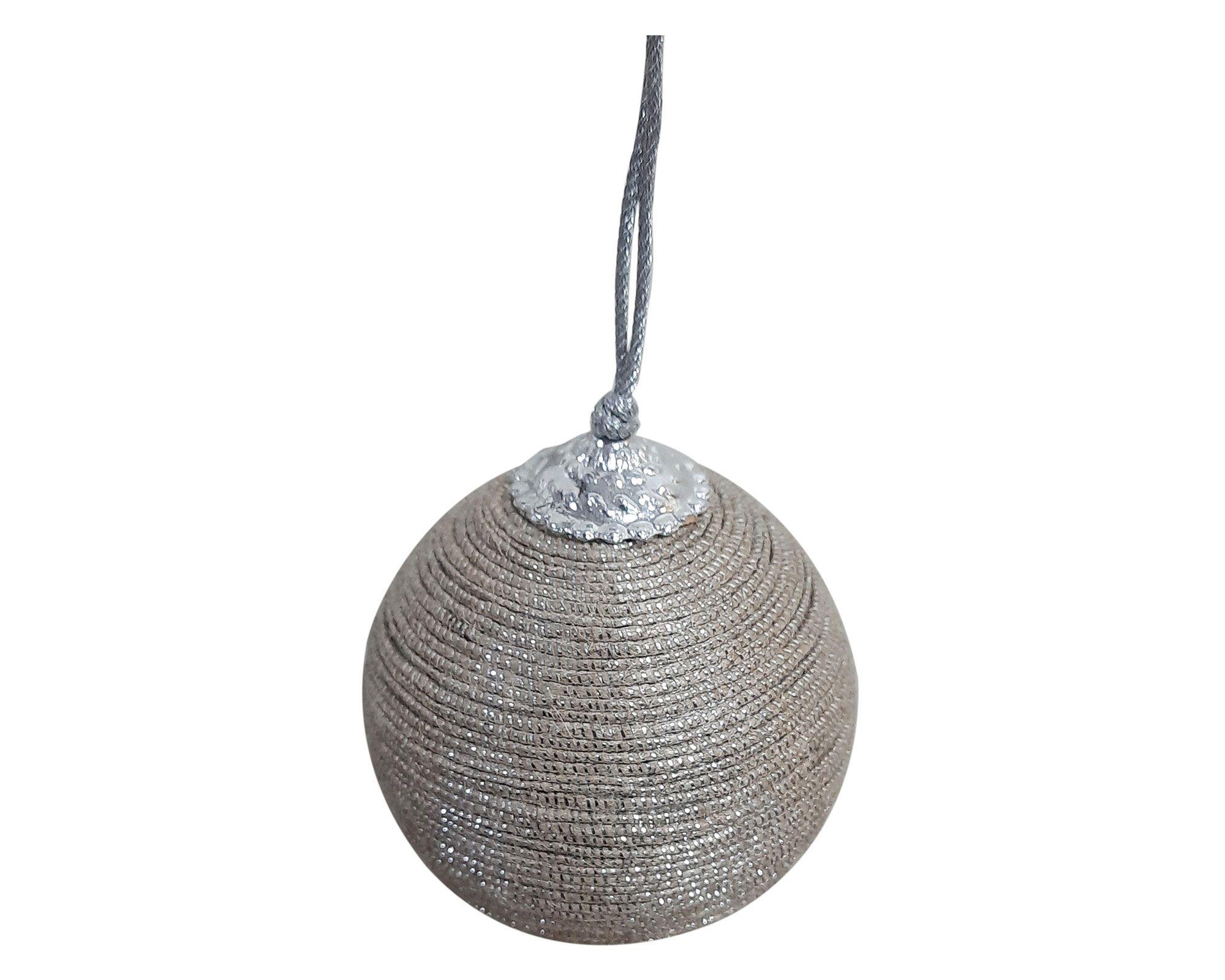 Esfera navideña Jute lisa-1