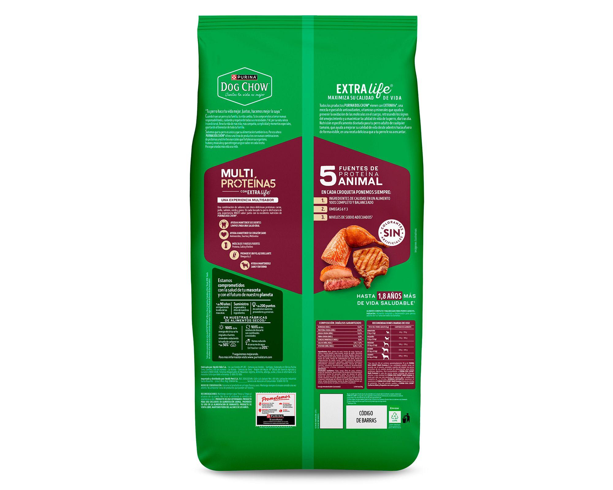 Alimento seco adulto multiprotein 3 kg-1