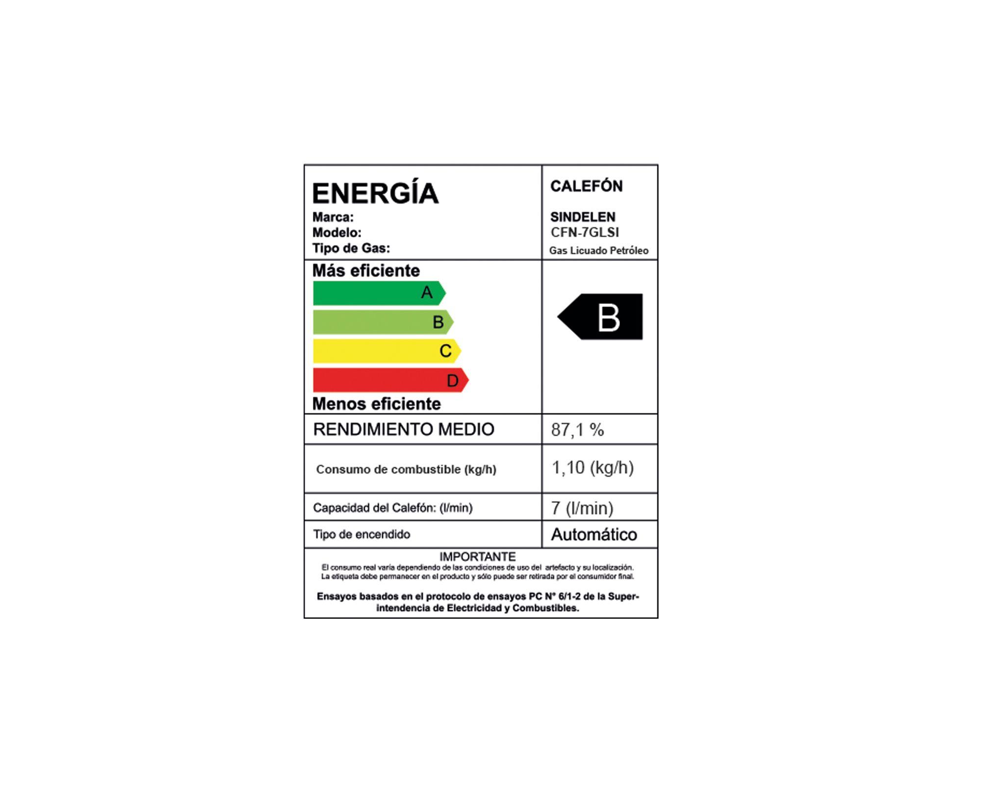 Calefont CFN-7GLSI 7 lt tiro natural gas licuado-4