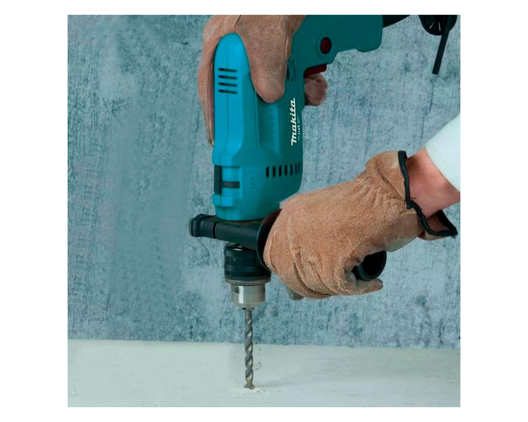 Taladro percutor reversible 13 mm M0801KB 500W + maleta-2