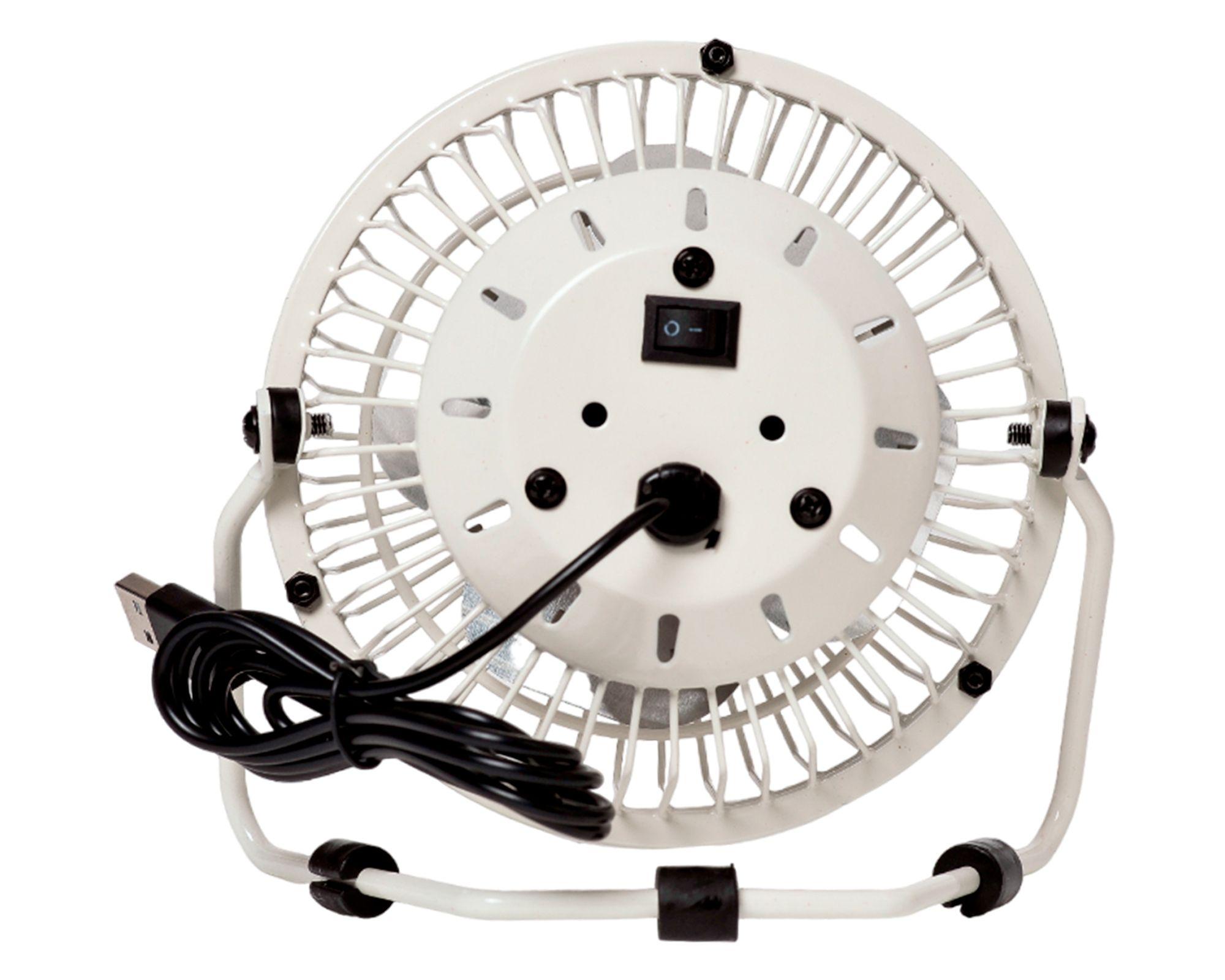 Ventilador USB 4'' UFN2201-WHT-2