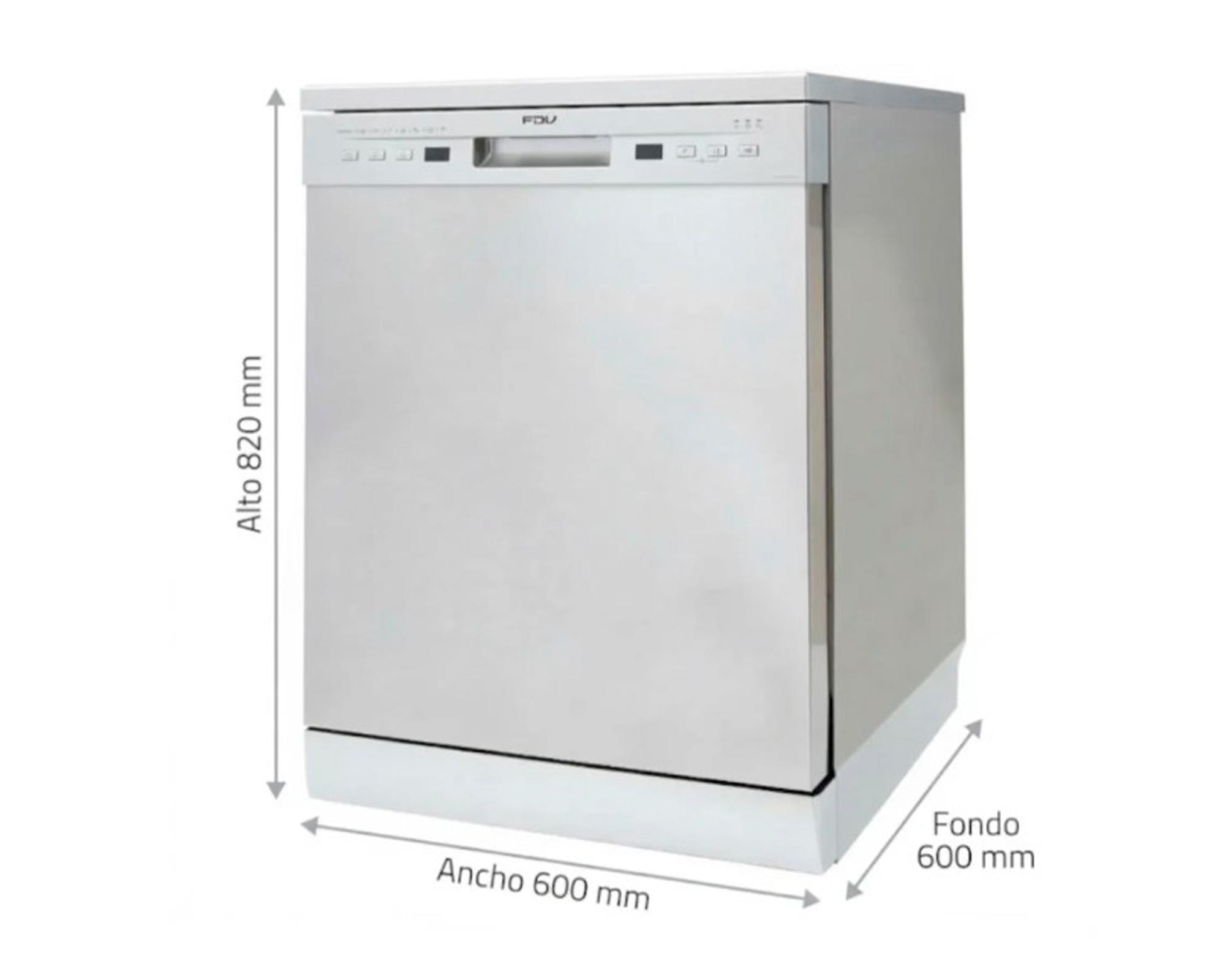 Lavavajillas Active FS WQP12-5201F silver 12 cubiertos-4