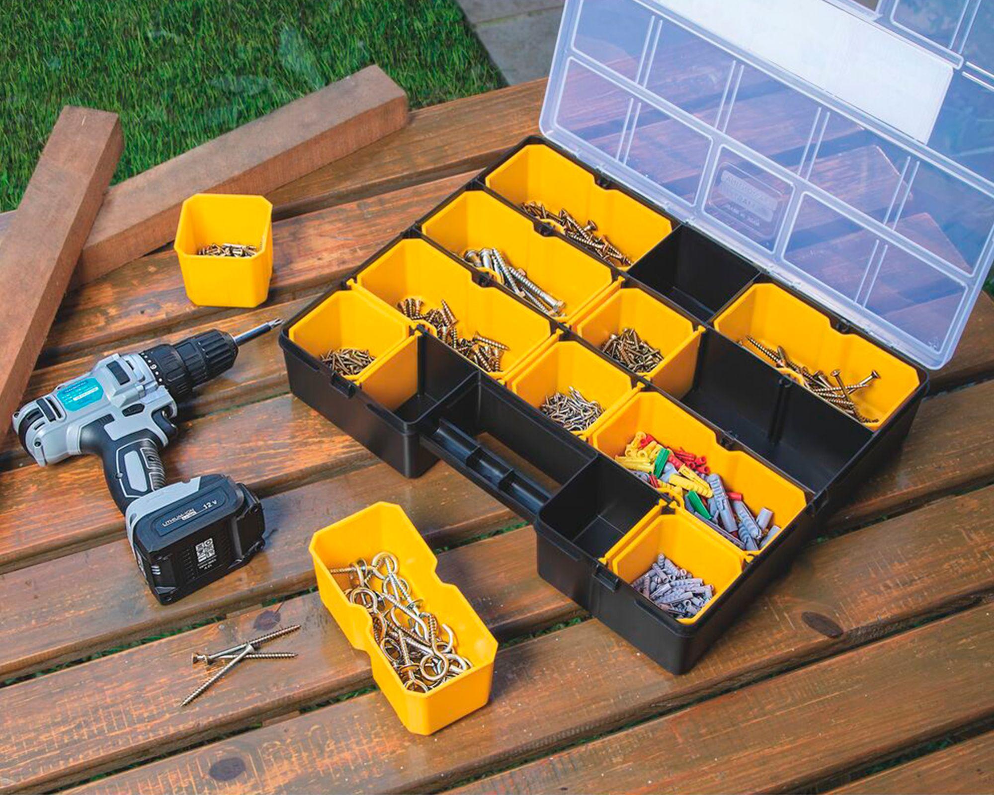 Maleta organizadora 46x38x8 cm negro/amarillo-3