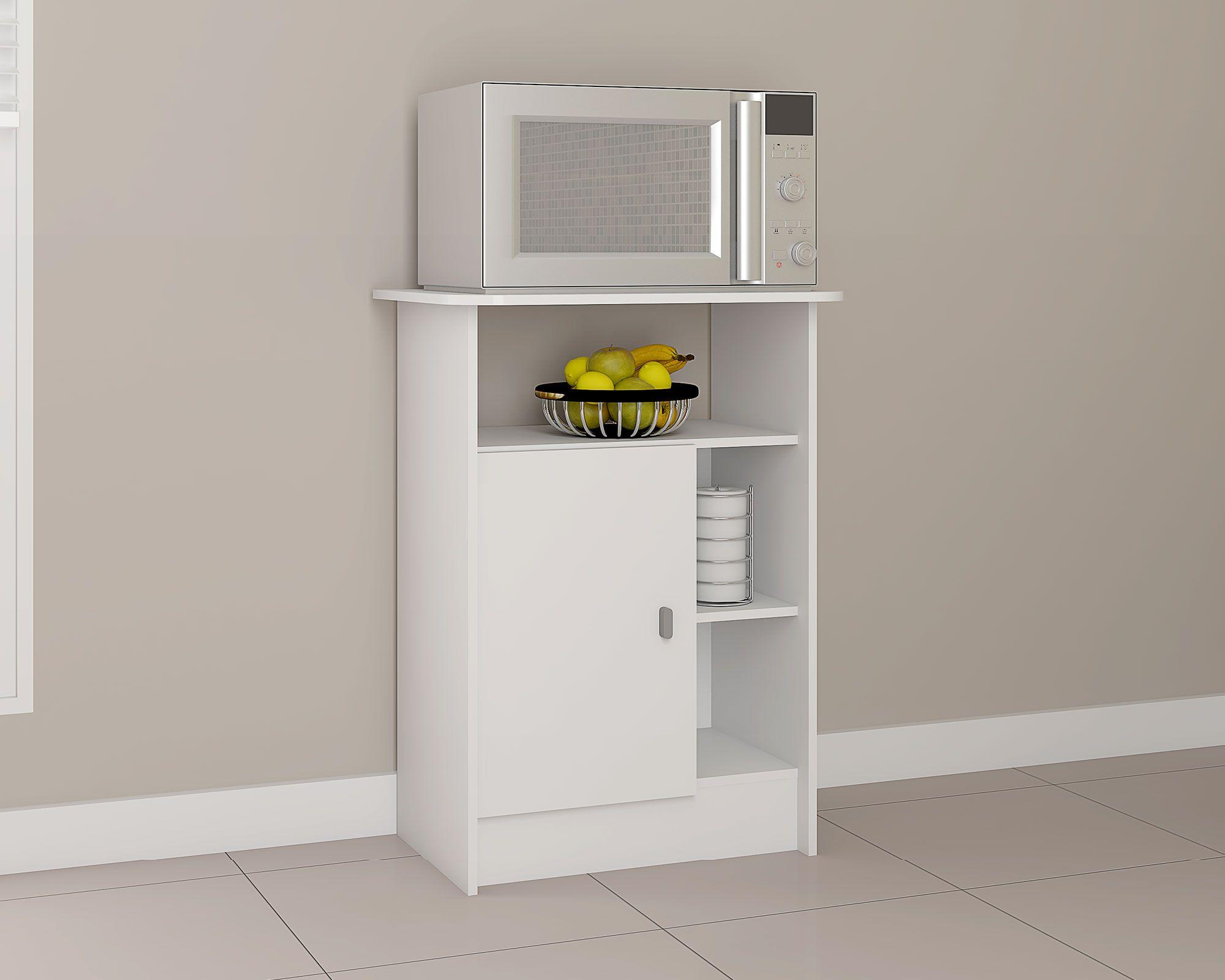 Mueble auxiliar frutero blanco-1