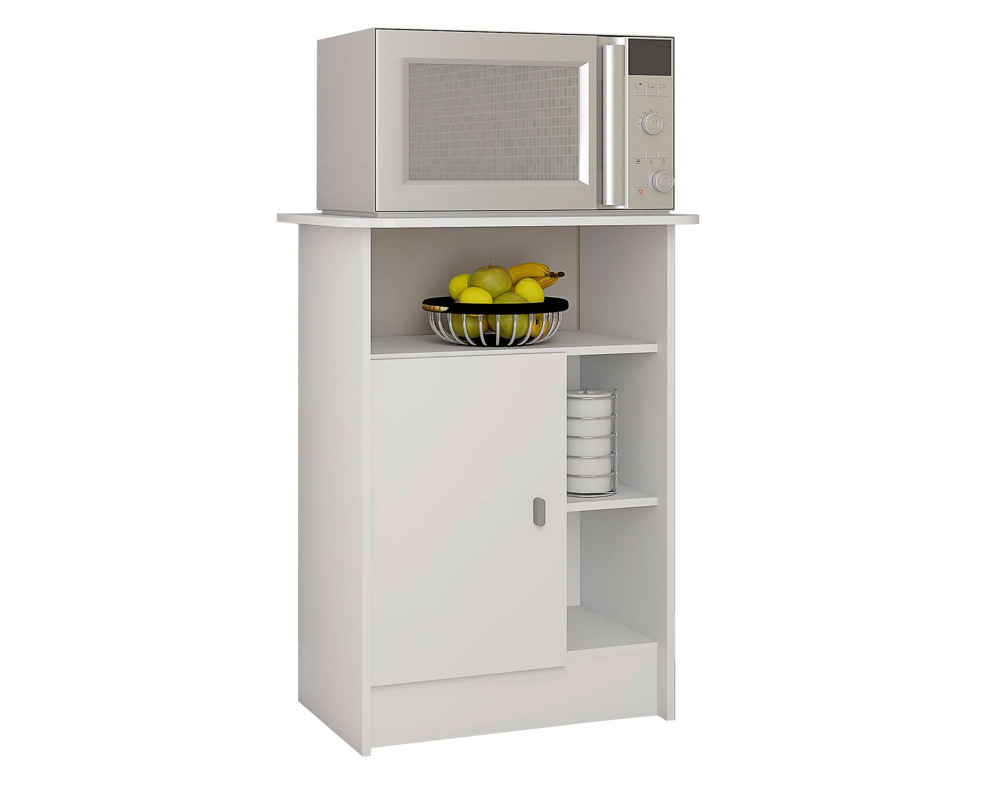 Mueble auxiliar frutero blanco-0