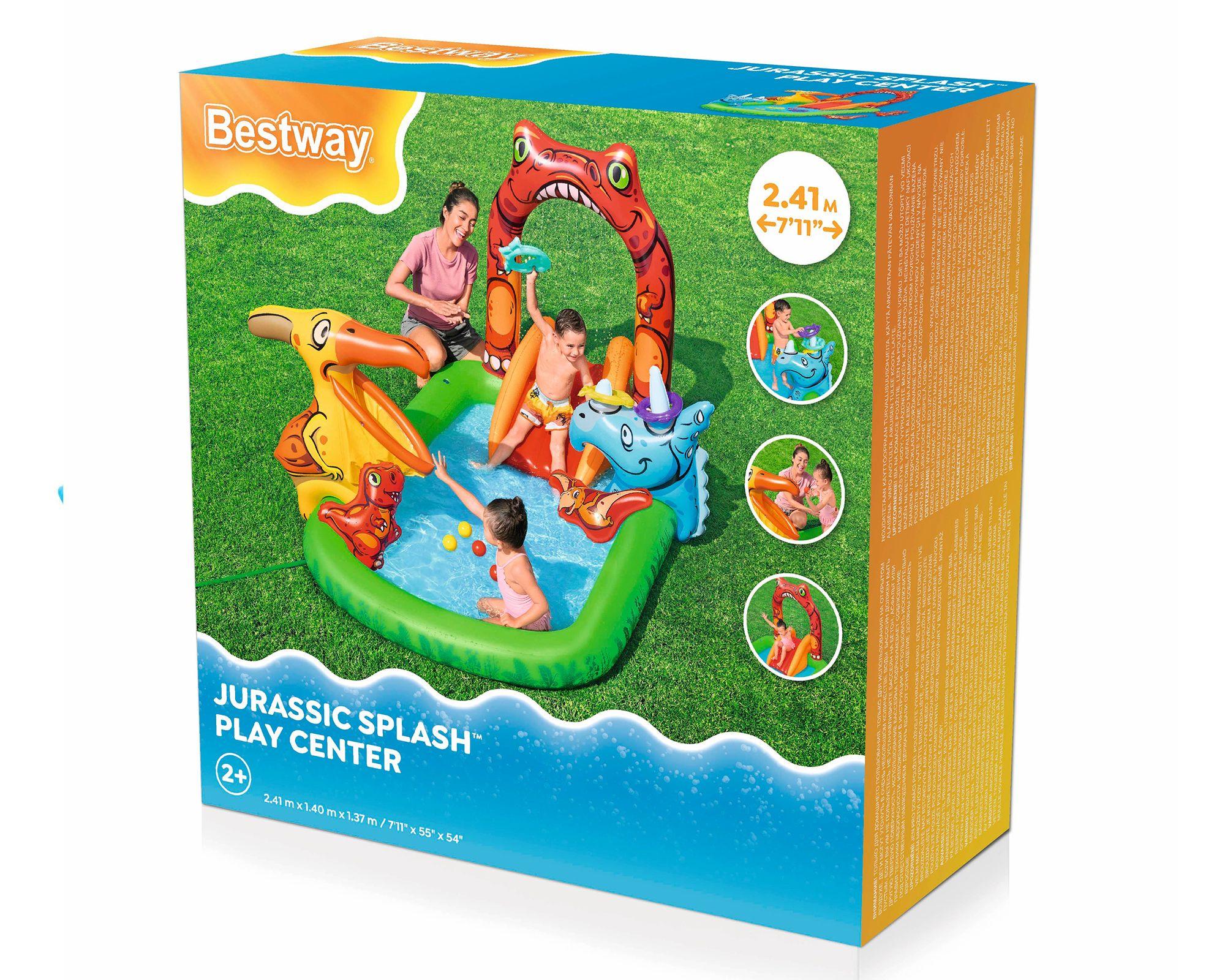 Centro juego Jurassic Splash 190 L 241x140x137 cm-1