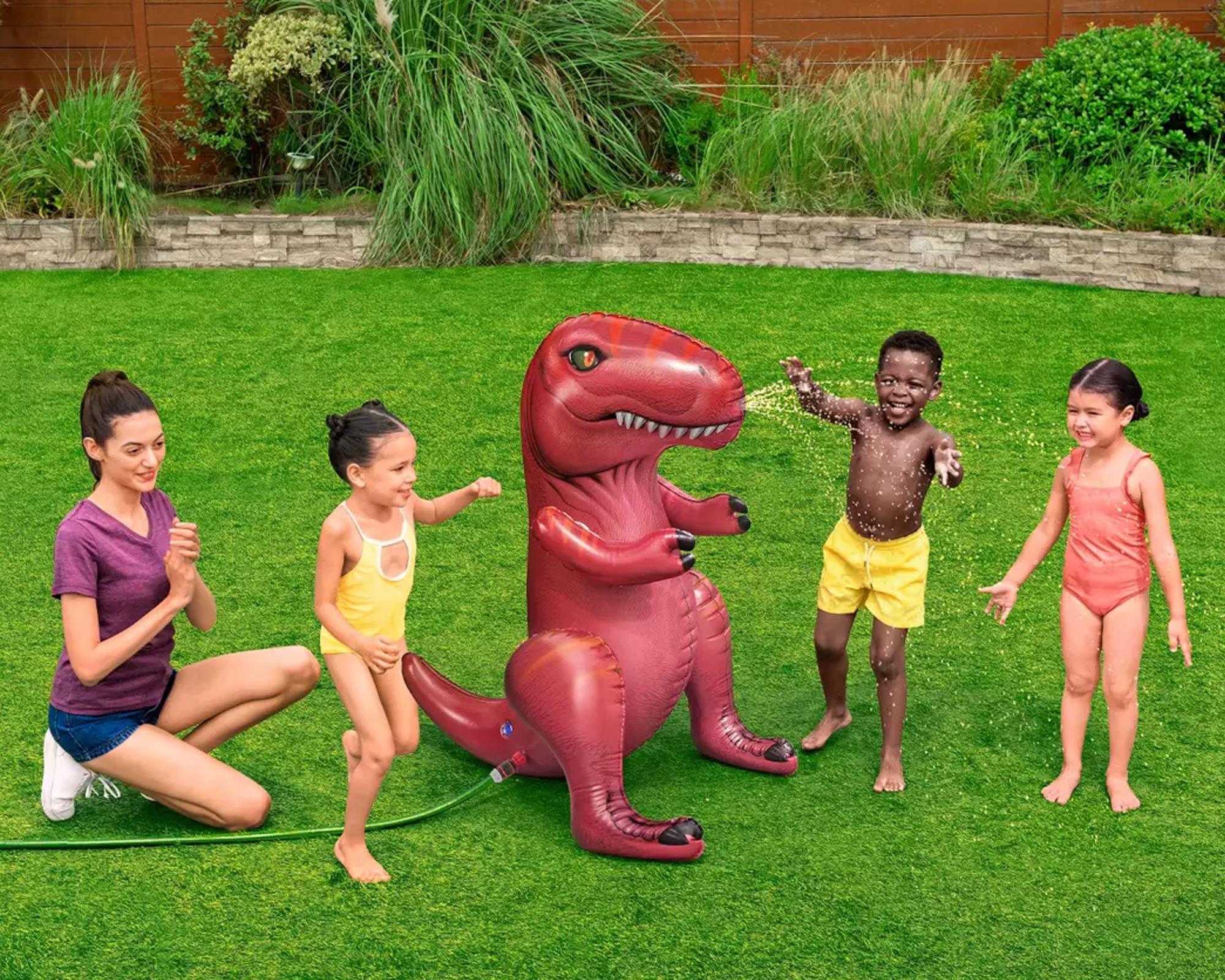 Juego de agua aspersor Dinosaurio 122 cm-7