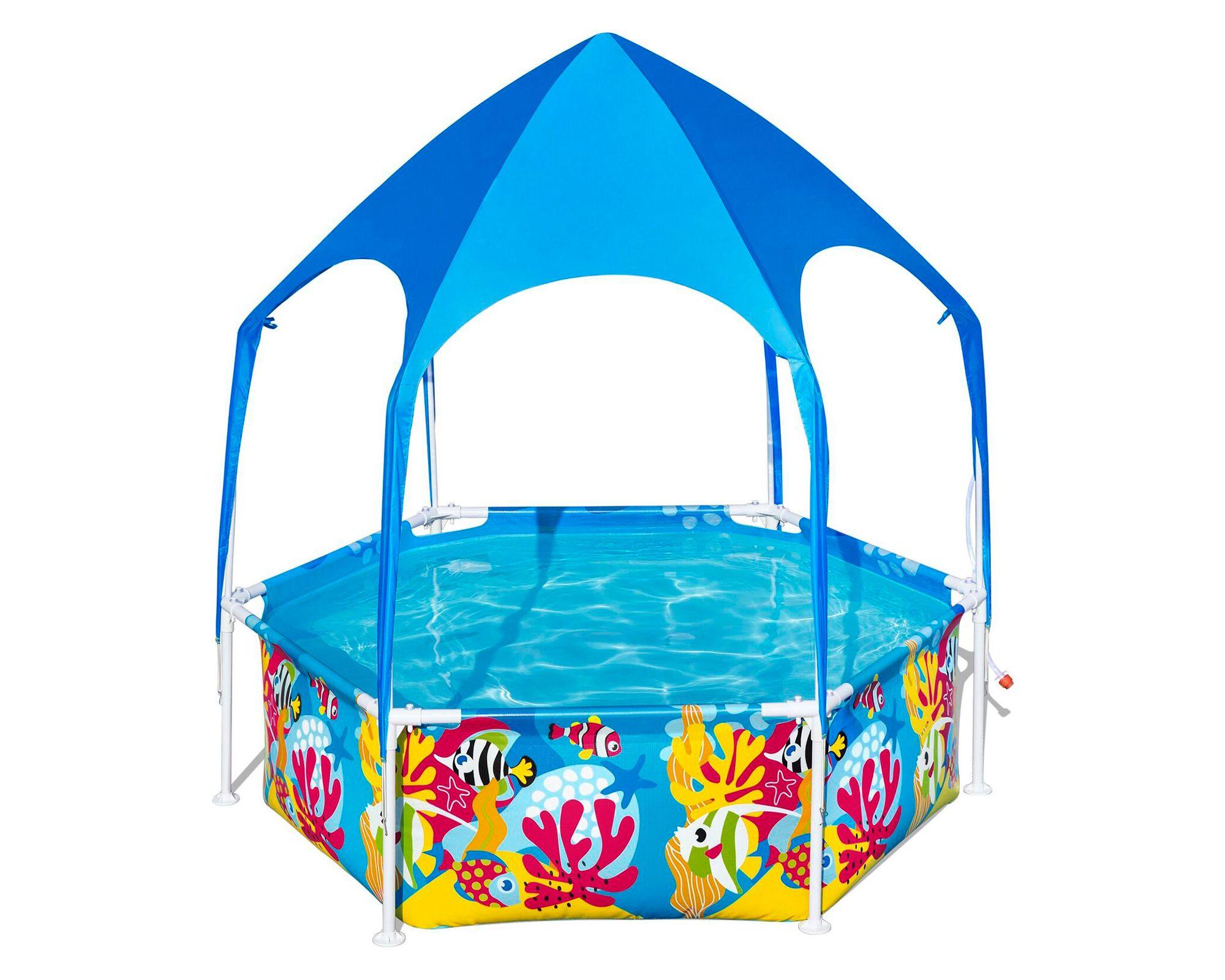 Piscina infantil Splash-in-Shade 930 L 51x183x183 cm-0