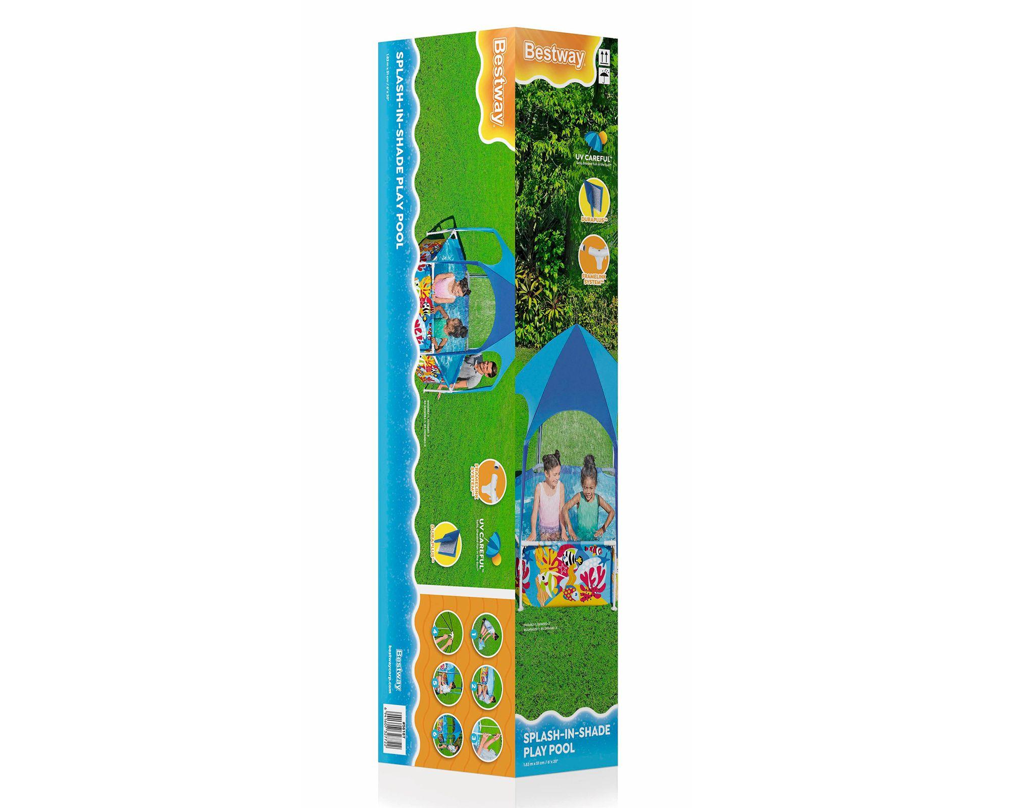 Piscina infantil Splash-in-Shade 930 L 51x183x183 cm-1