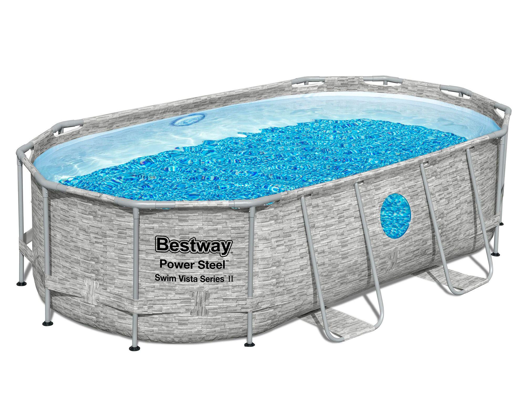 Piscina ovalada 7250 L-0