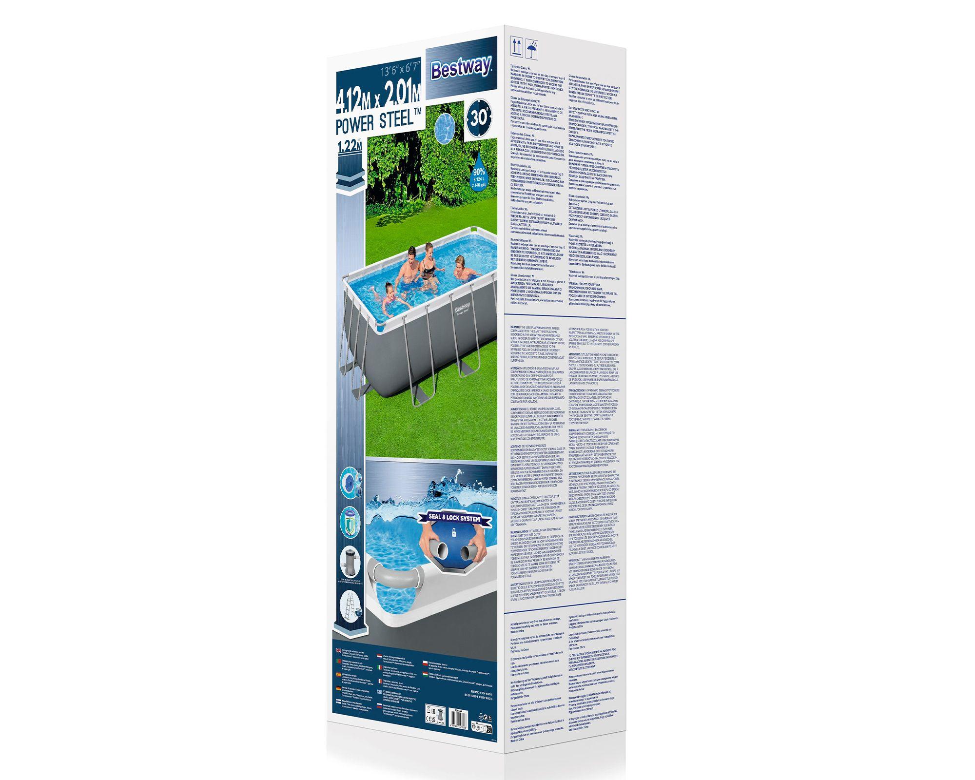 Piscina rectangular 8124 L-6