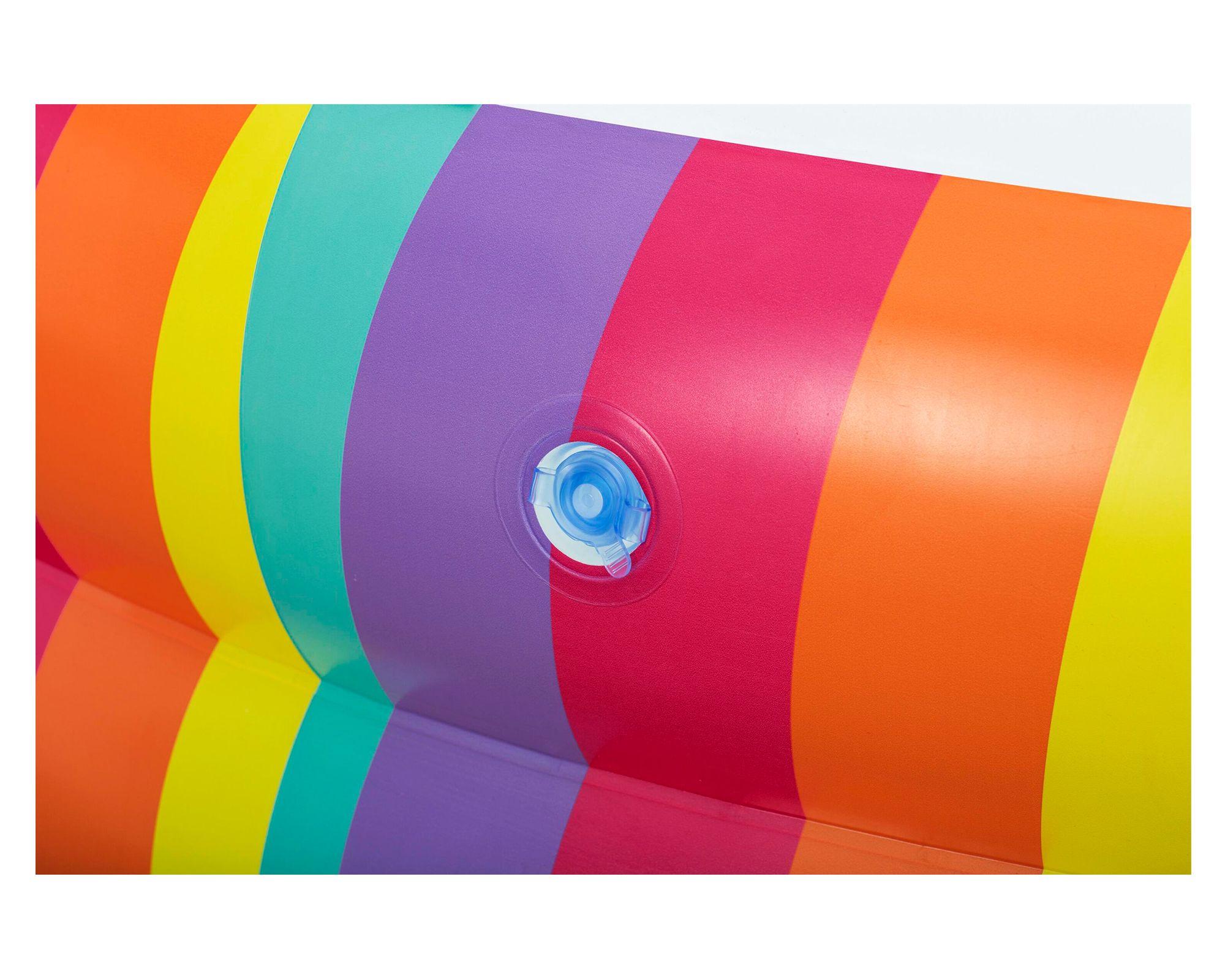 Piscina inflable Arcoíris 632 L 206x206x51 cm-1