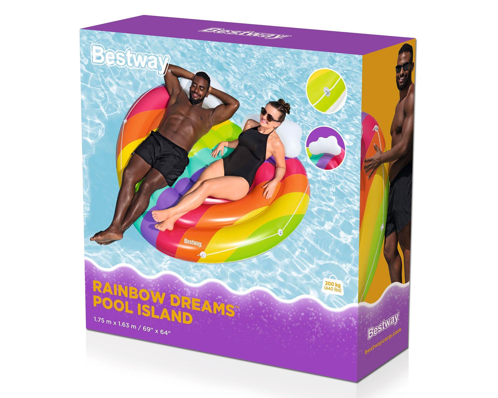 Flotador Rainbow Dreams 43x175x163 cm-1