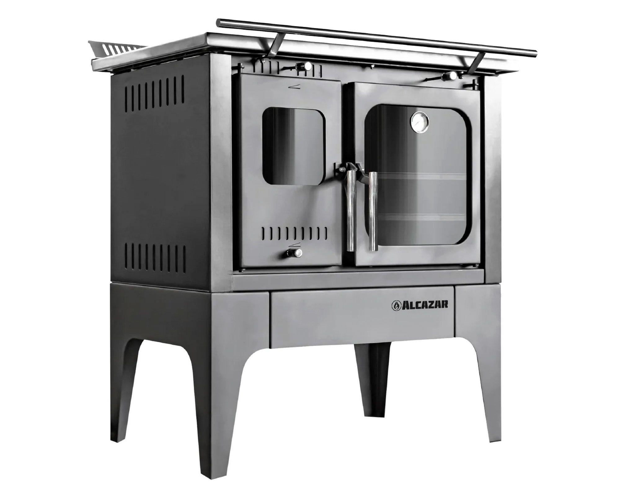 Cocina a leña Europea S800 gris-1
