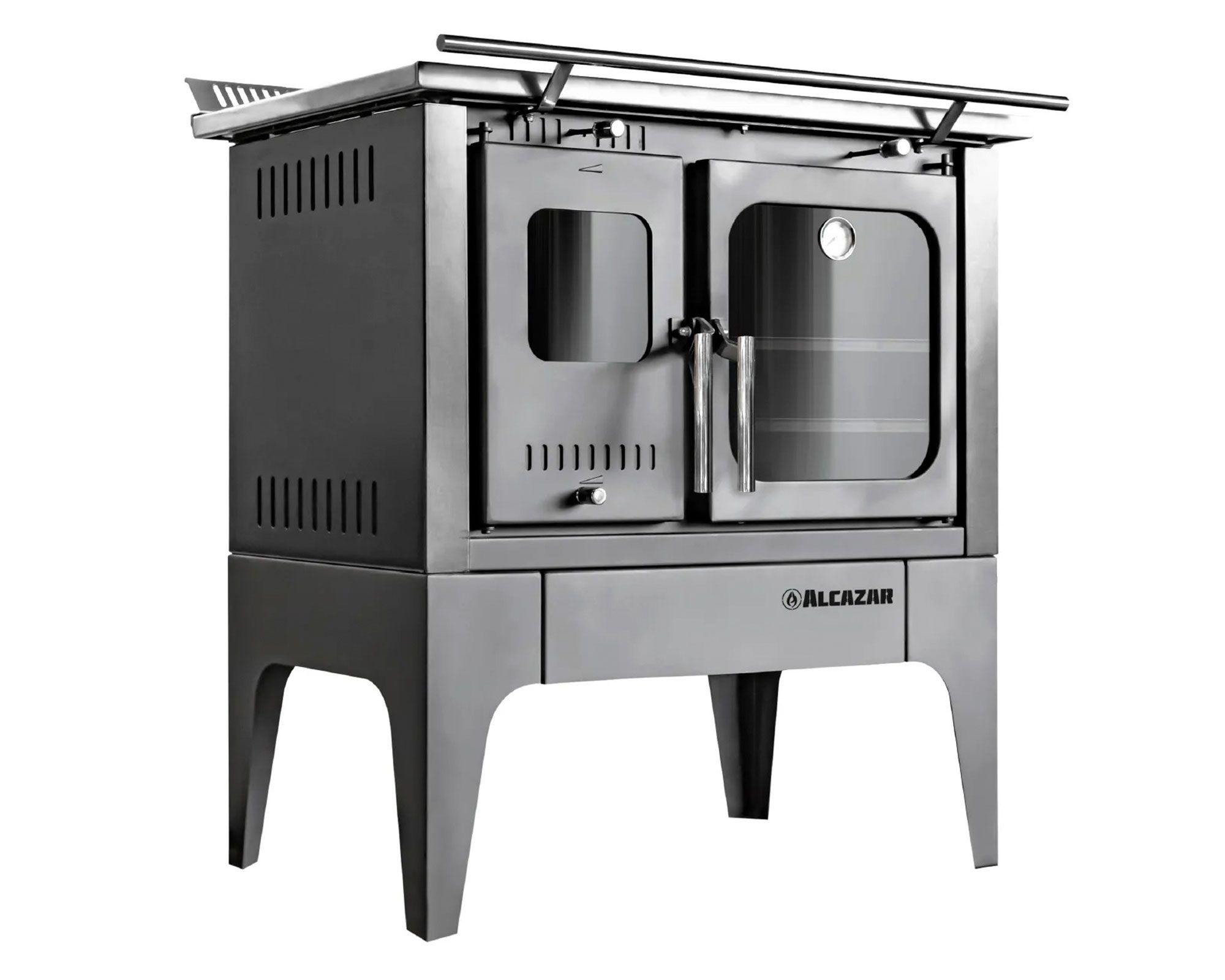 Cocina a leña Europea S900 gris-1