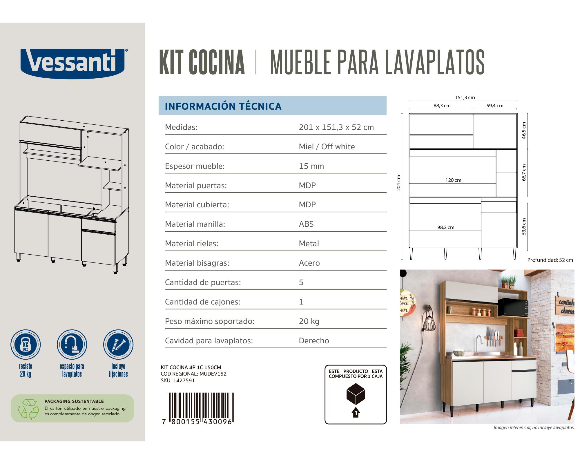 Kit Cocina miel/off white-5