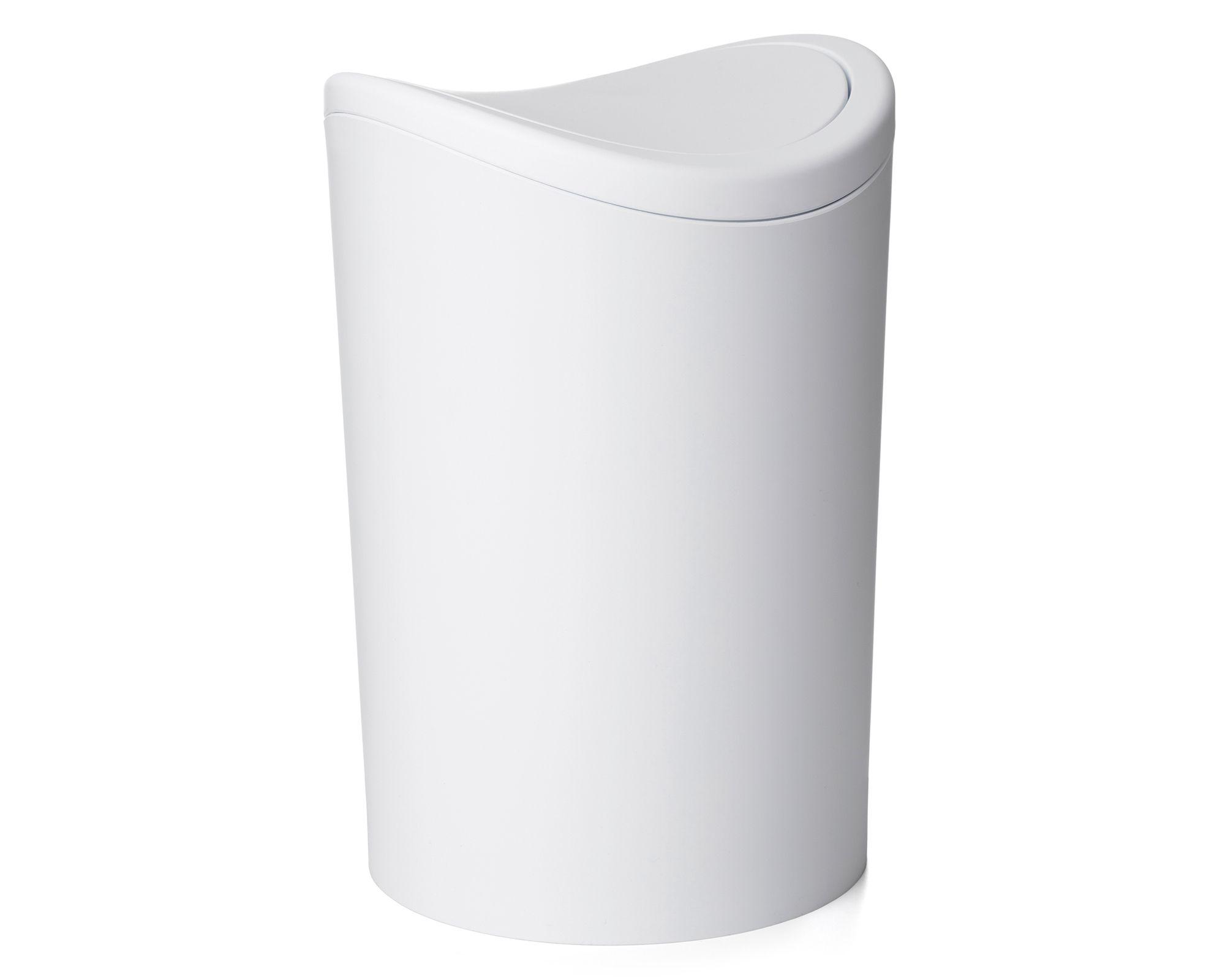 Basurero basculante blanco 6 lt-1