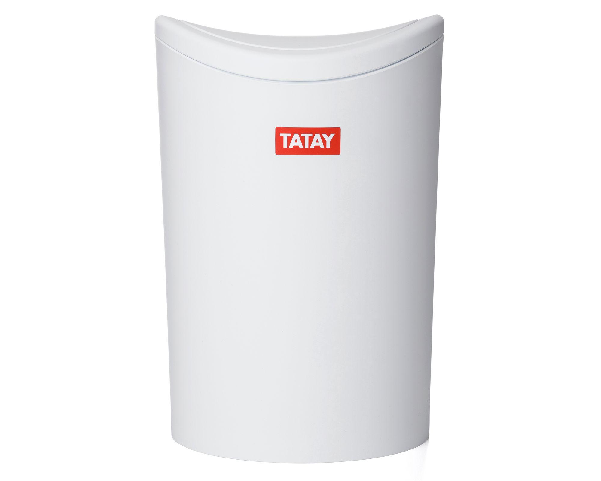 Basurero basculante blanco 6 lt-0