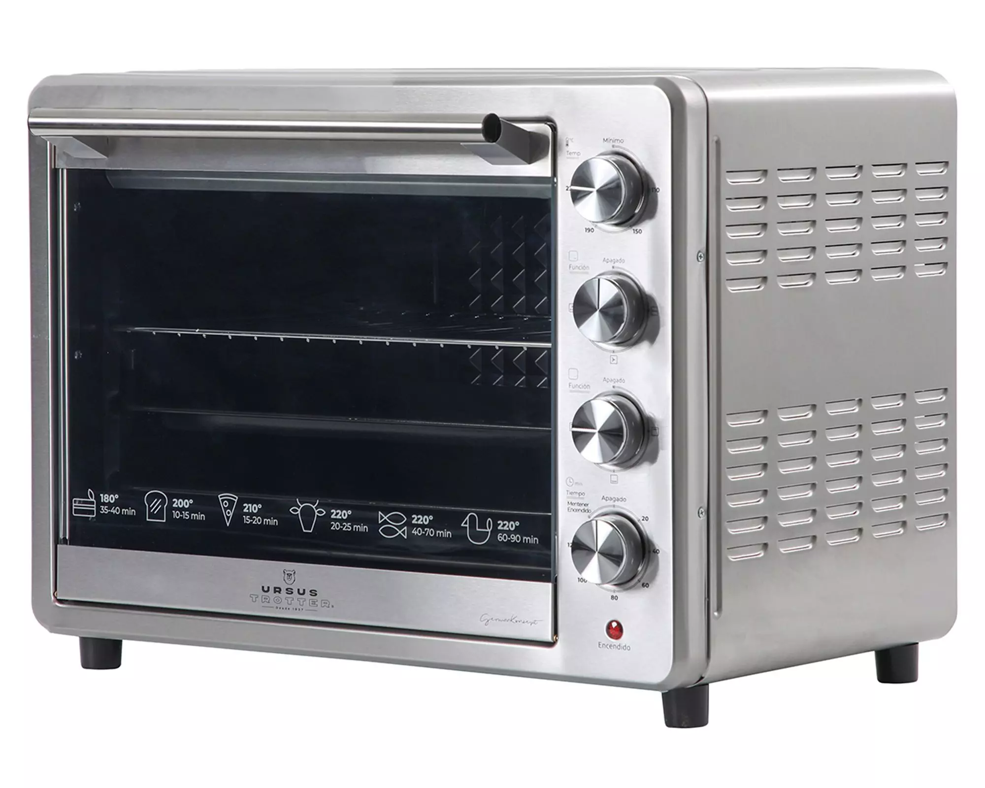 Horno eléctrico UT-BACKOFEN PRO-I gris 60 lt-2