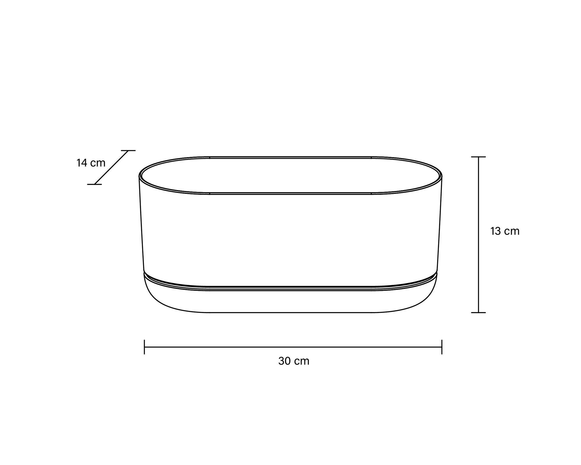 Maceta Umbrella Pink 30 cm-7