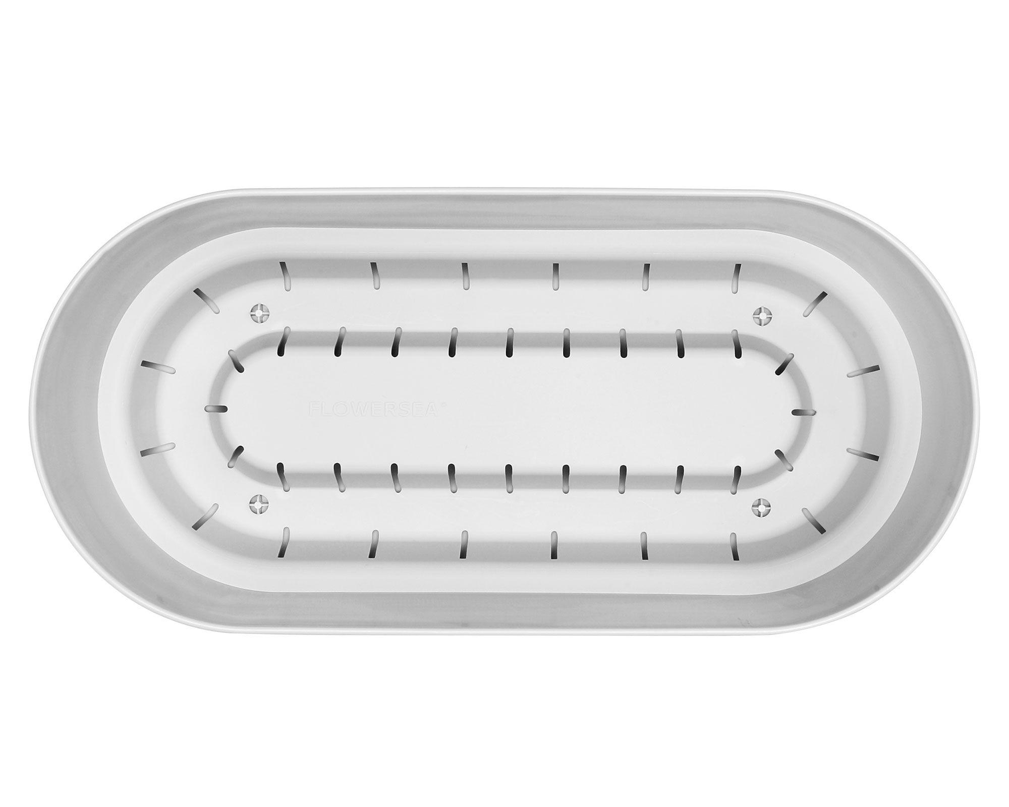 Maceta Umbrella blanco 30 cm-4