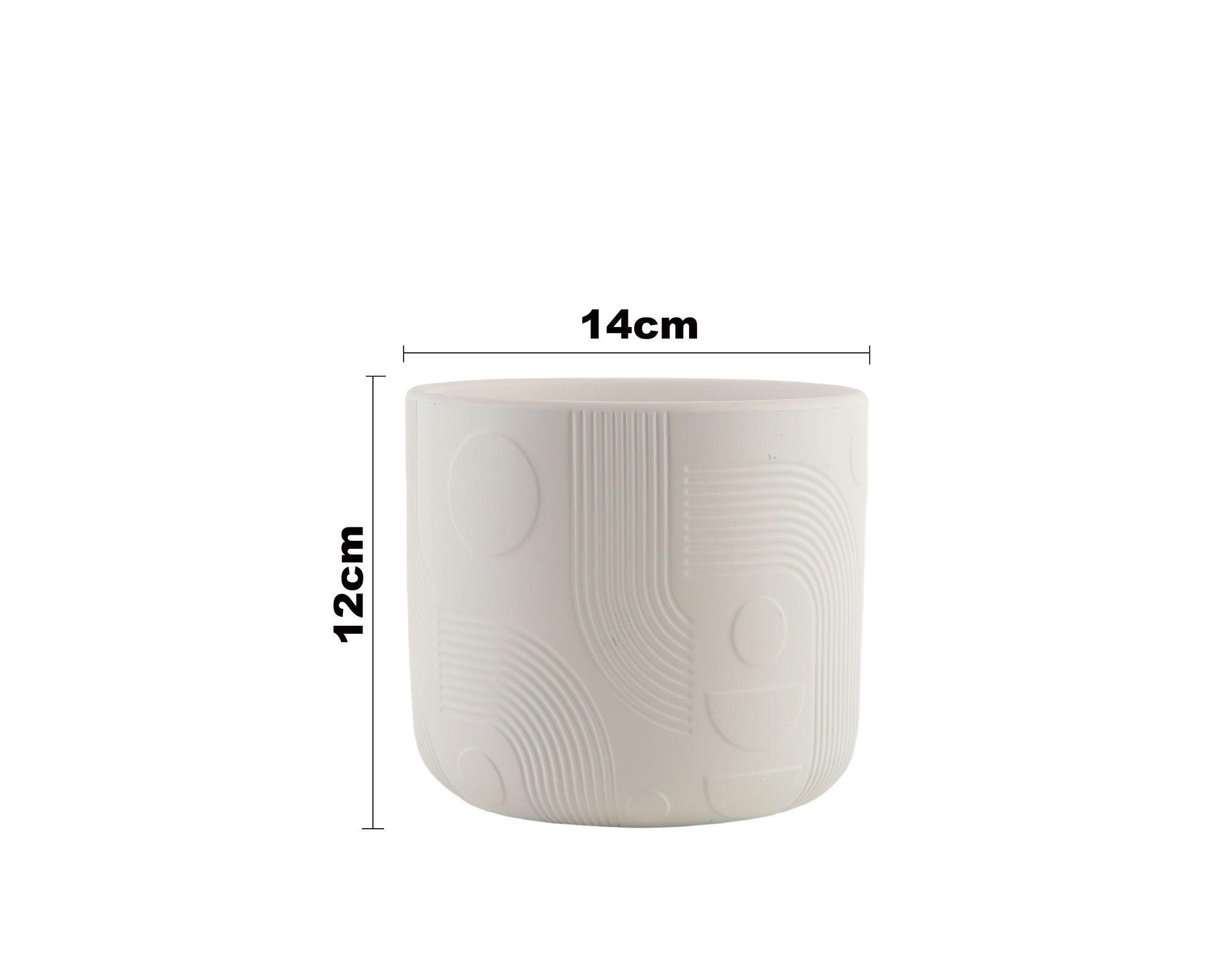 Maceta Midcentury blanco-8