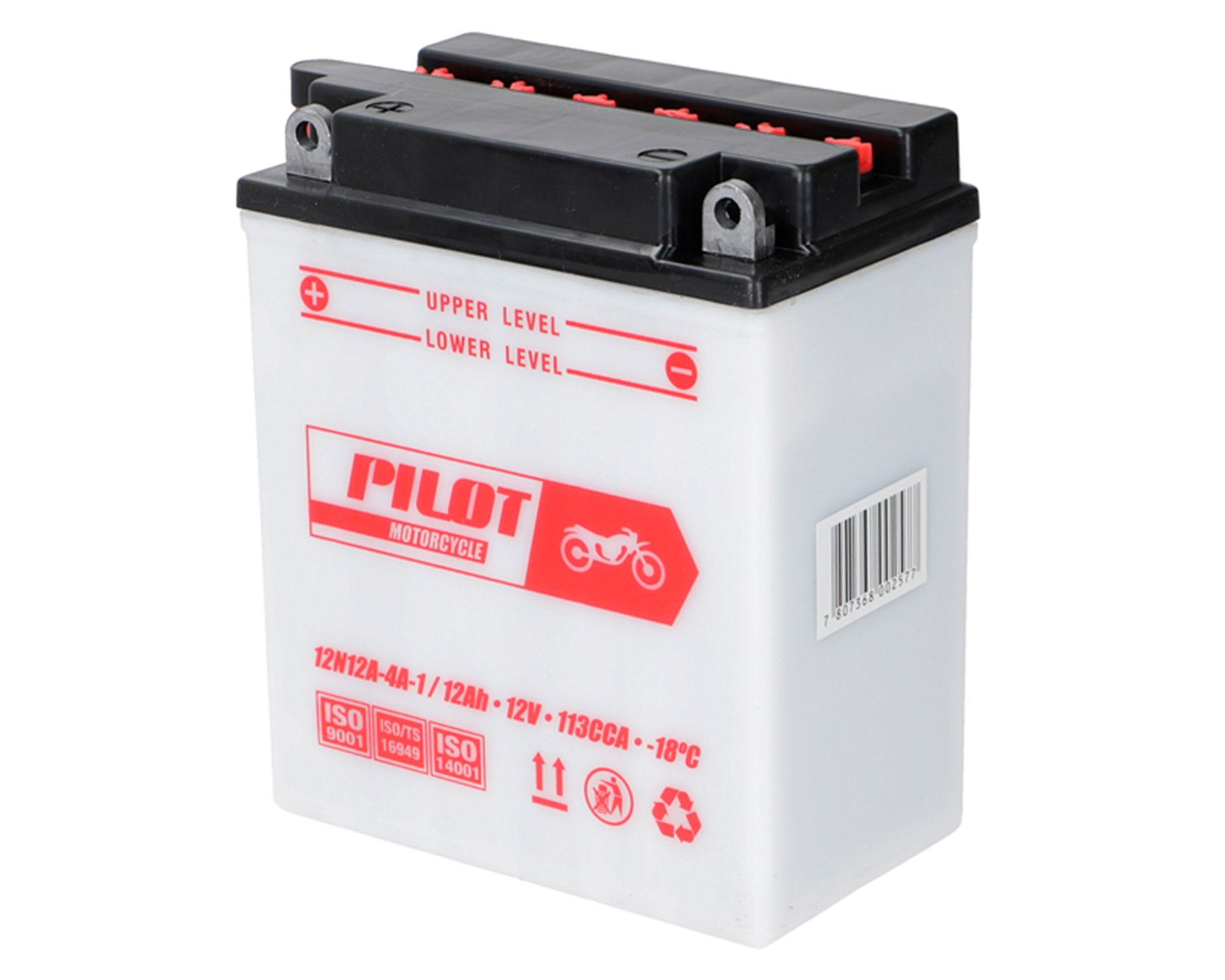 Batería para moto 12N12A-4A-1 12AH 113CCA-2