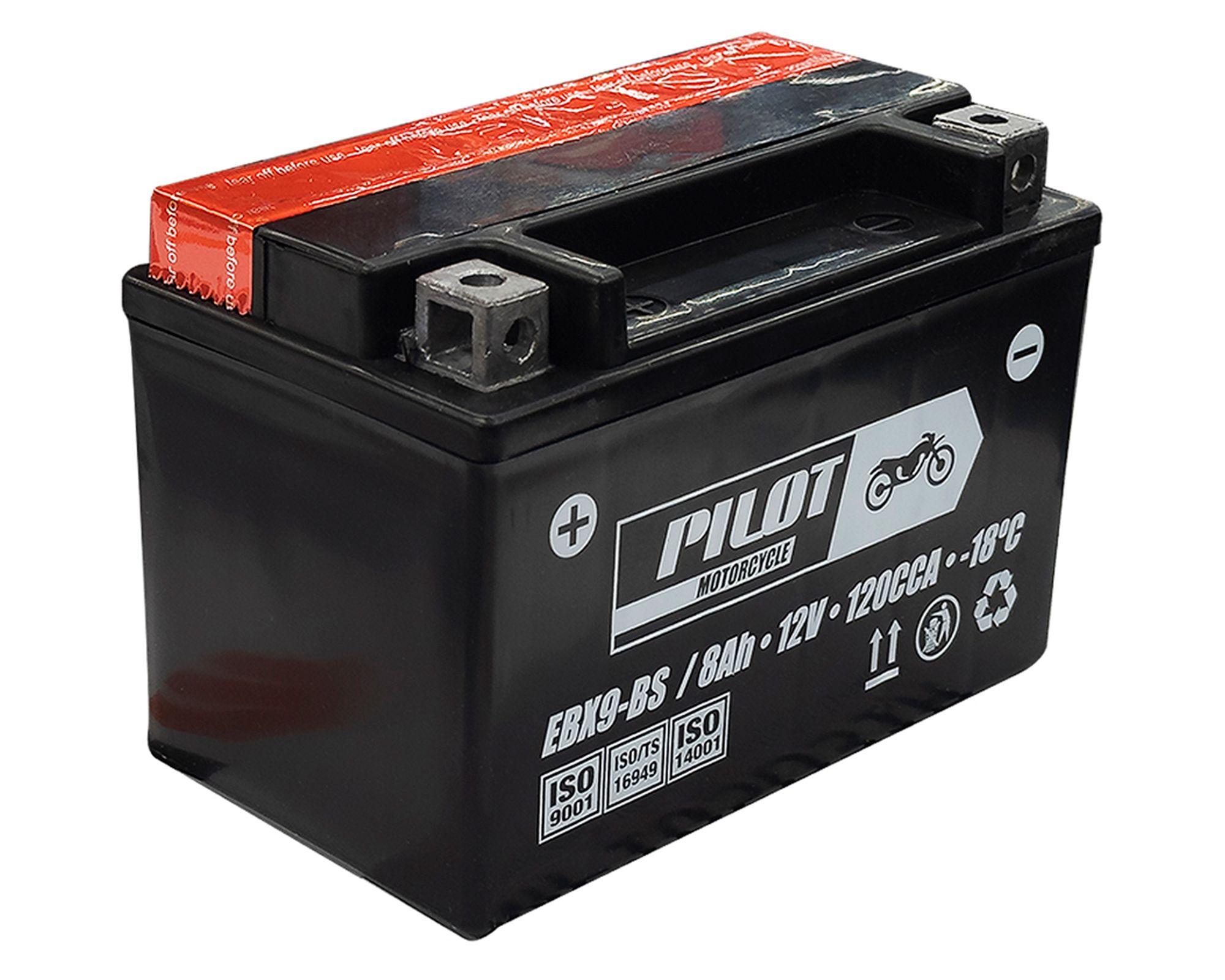 Batería para moto EBX9-BS 12V 8AH 120CCA-0