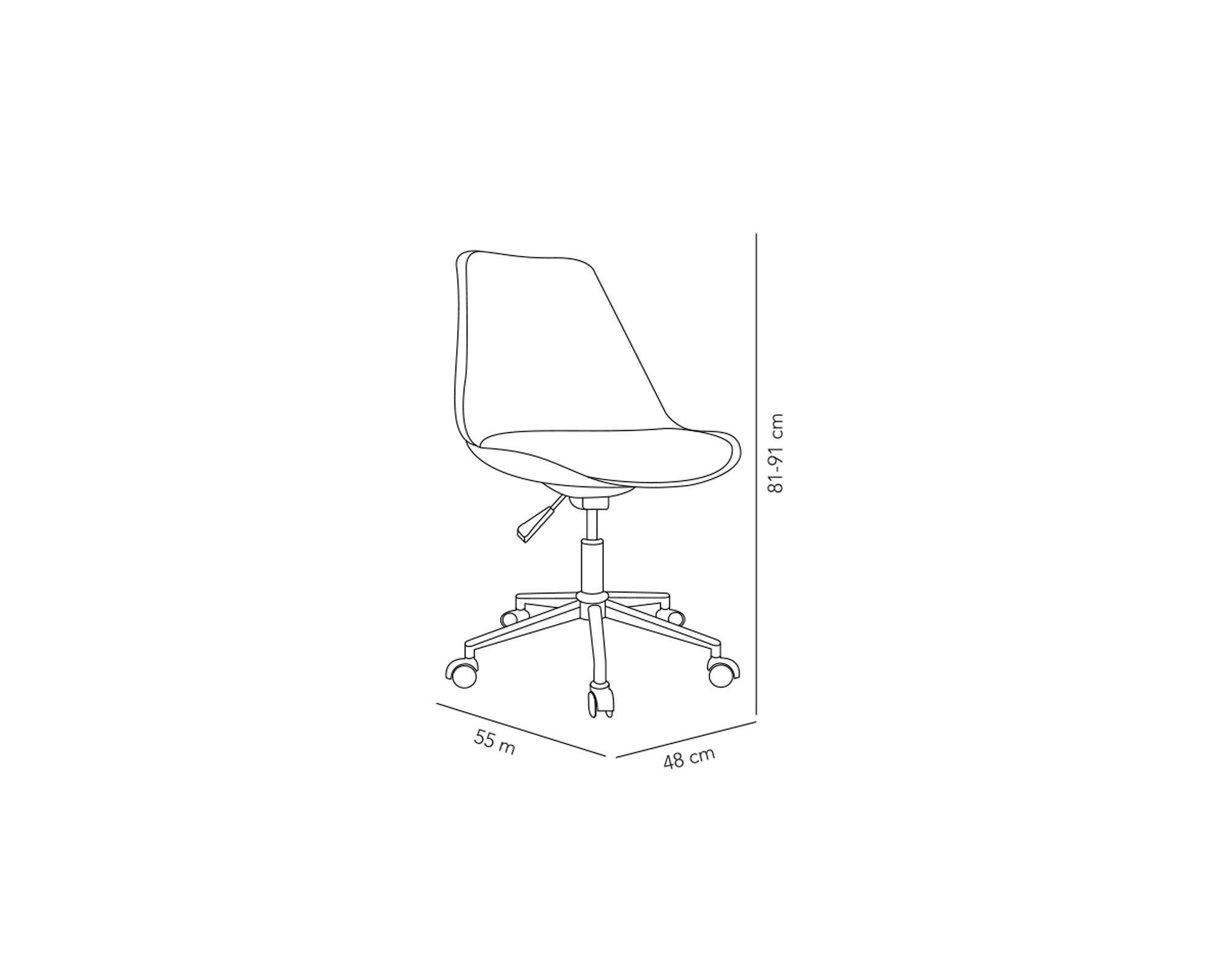 Silla PC Trend dopamine celeste-5