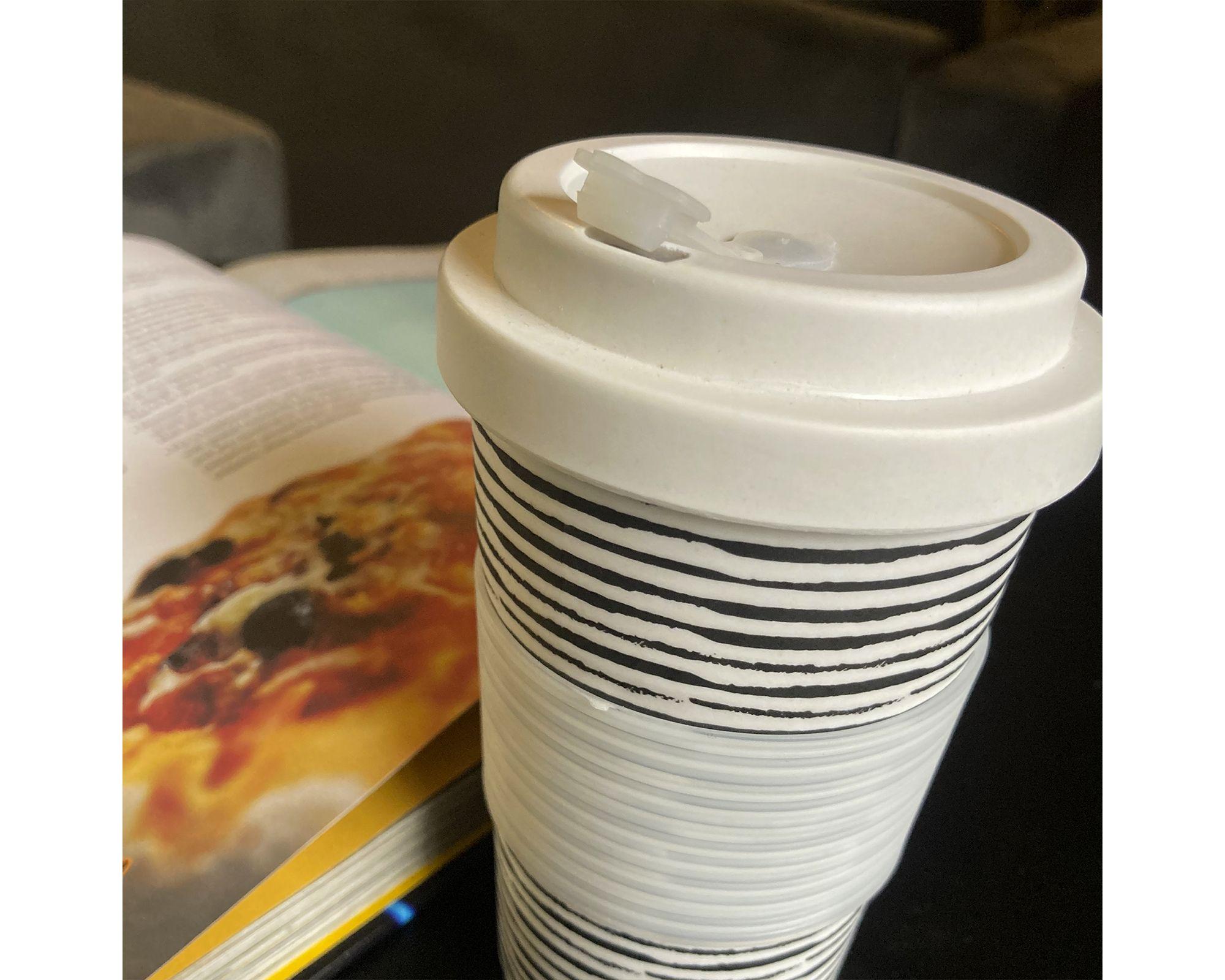 Mug con tapa Rayas 400 ml-1