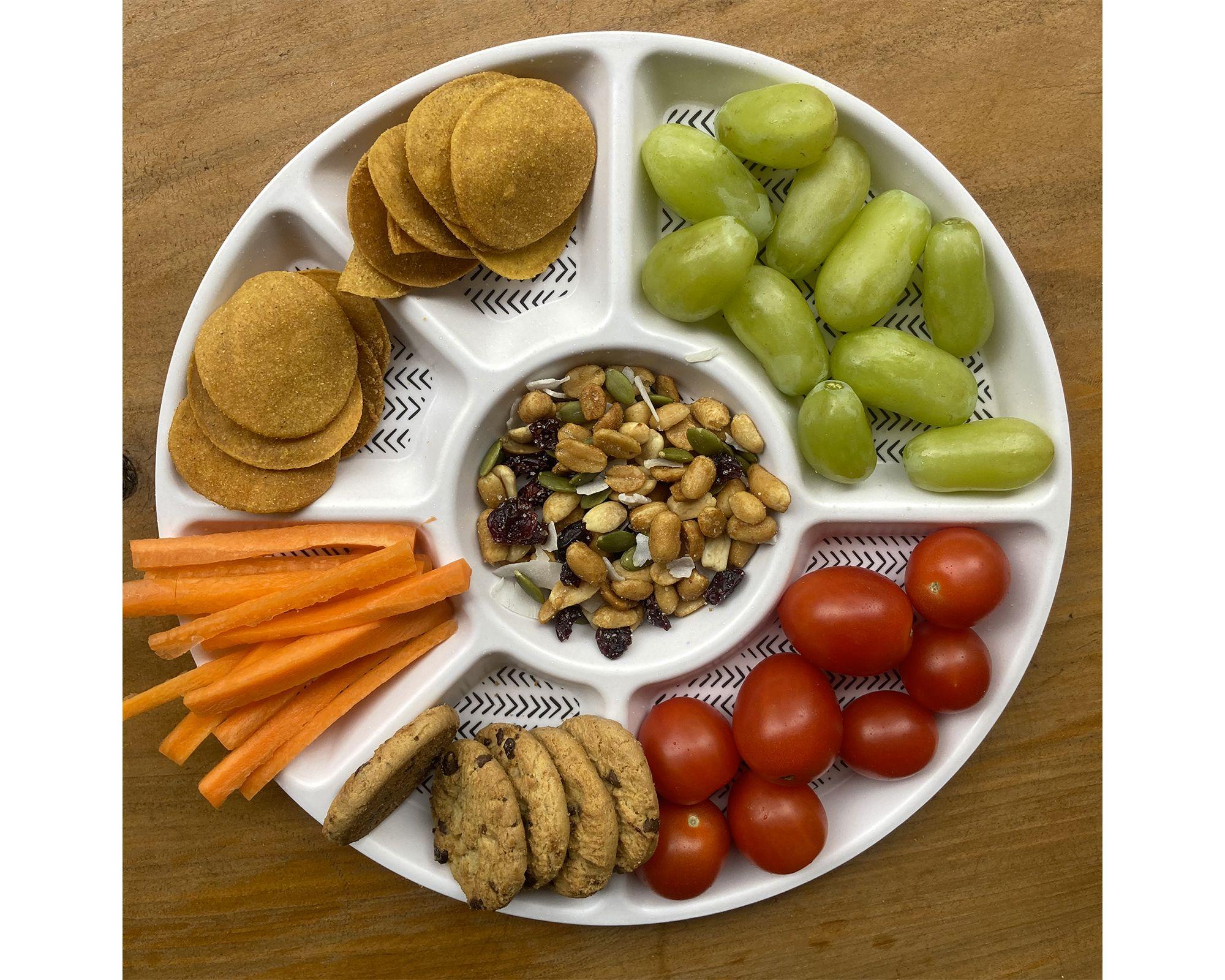 Bandeja redonda picoteo Flechas biobamboo 25.8x1.6 cm-2