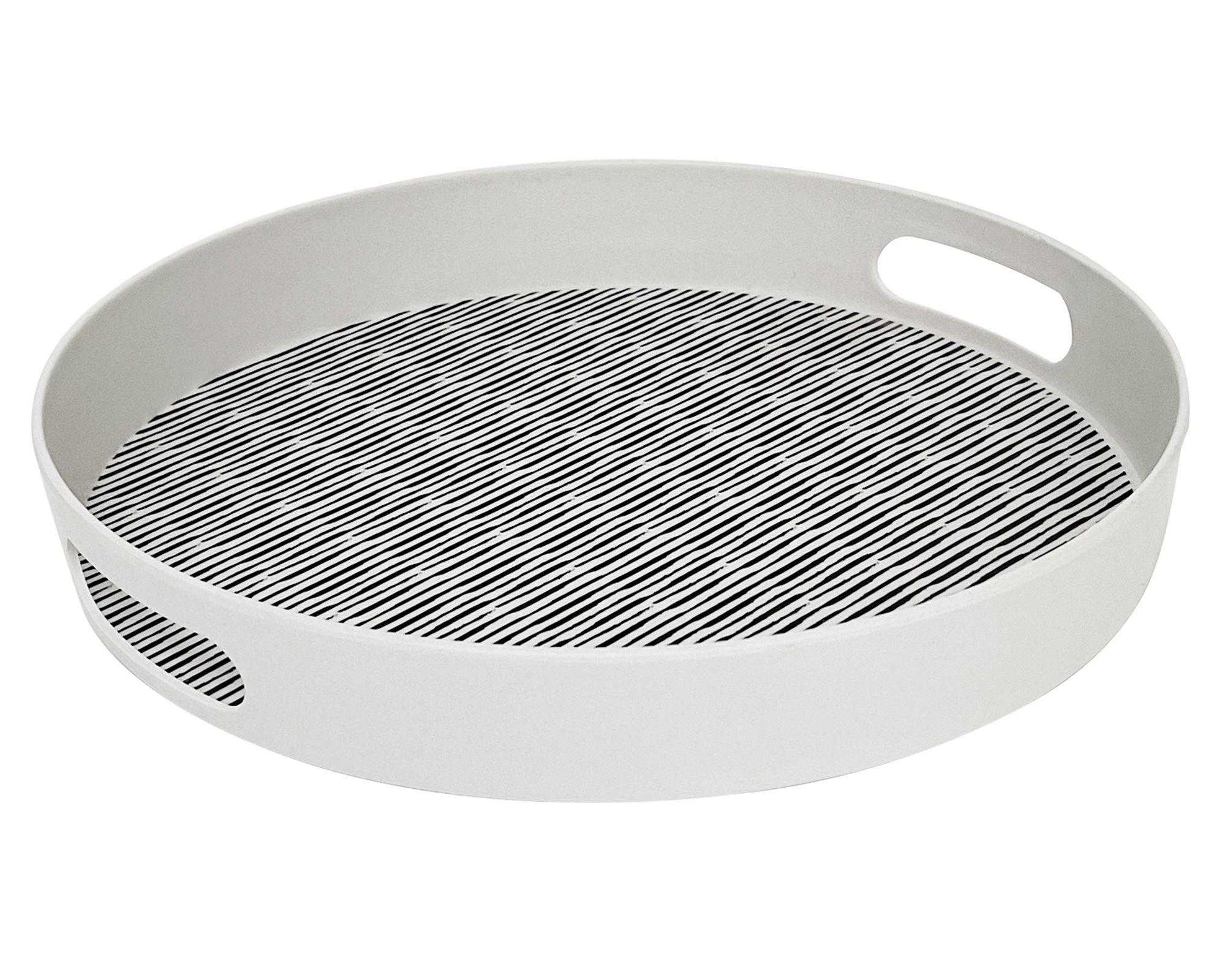 Bandeja redonda Rayas biobamboo 30x4.5 cm-0