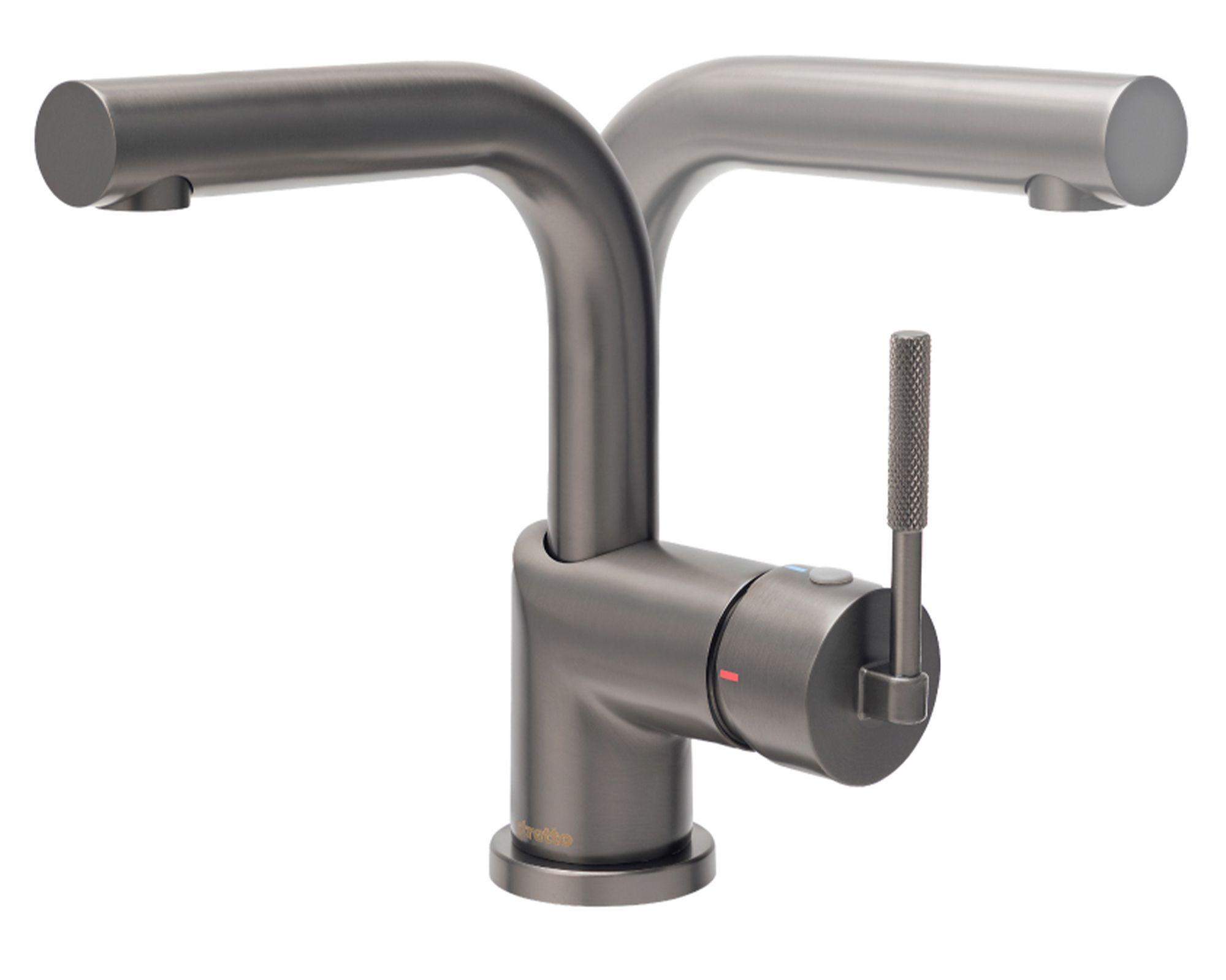 Monomando lavamanos Amalfi grafito austral-2